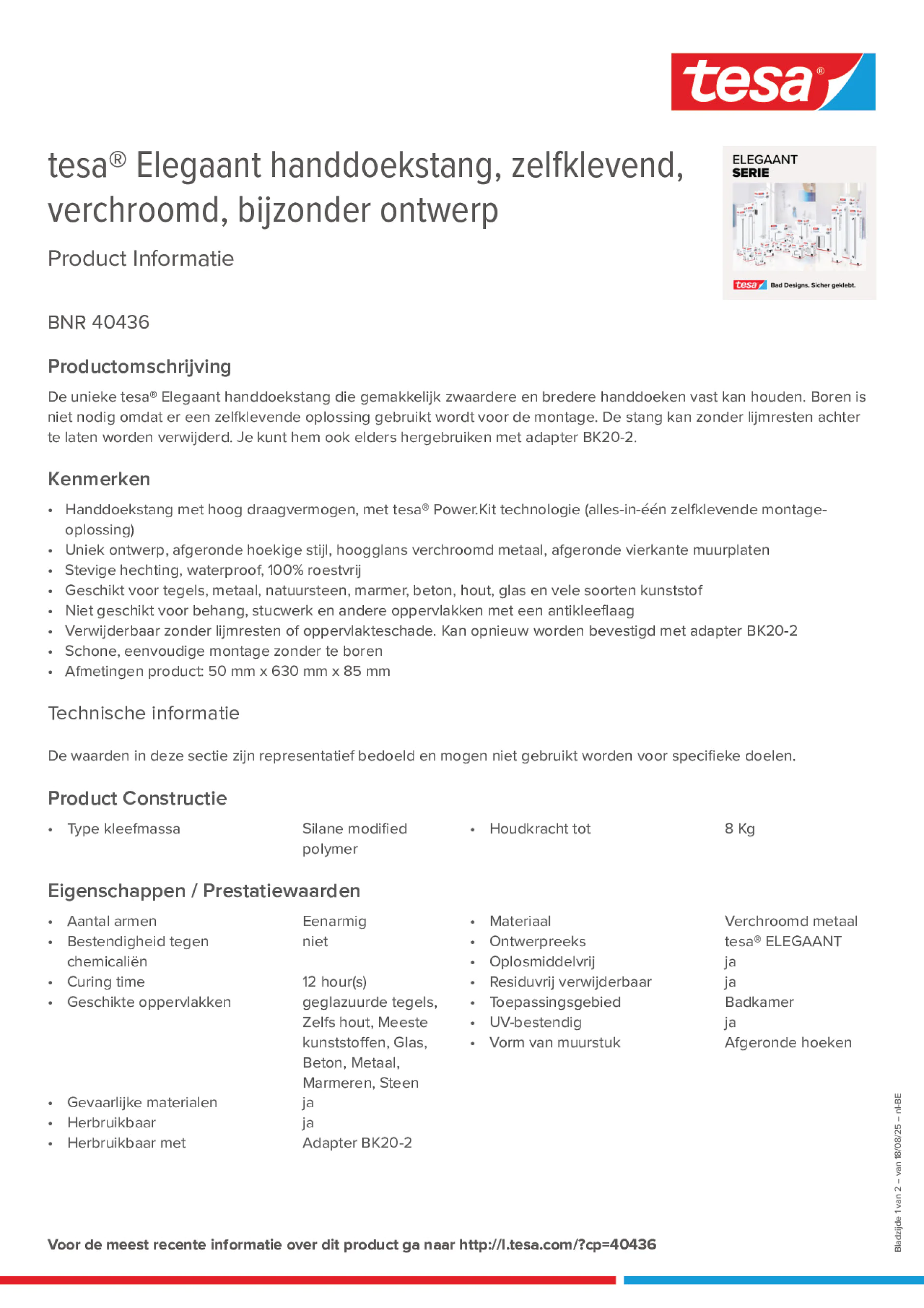 Product information_tesa® 40436_fr-BE_nl-BE