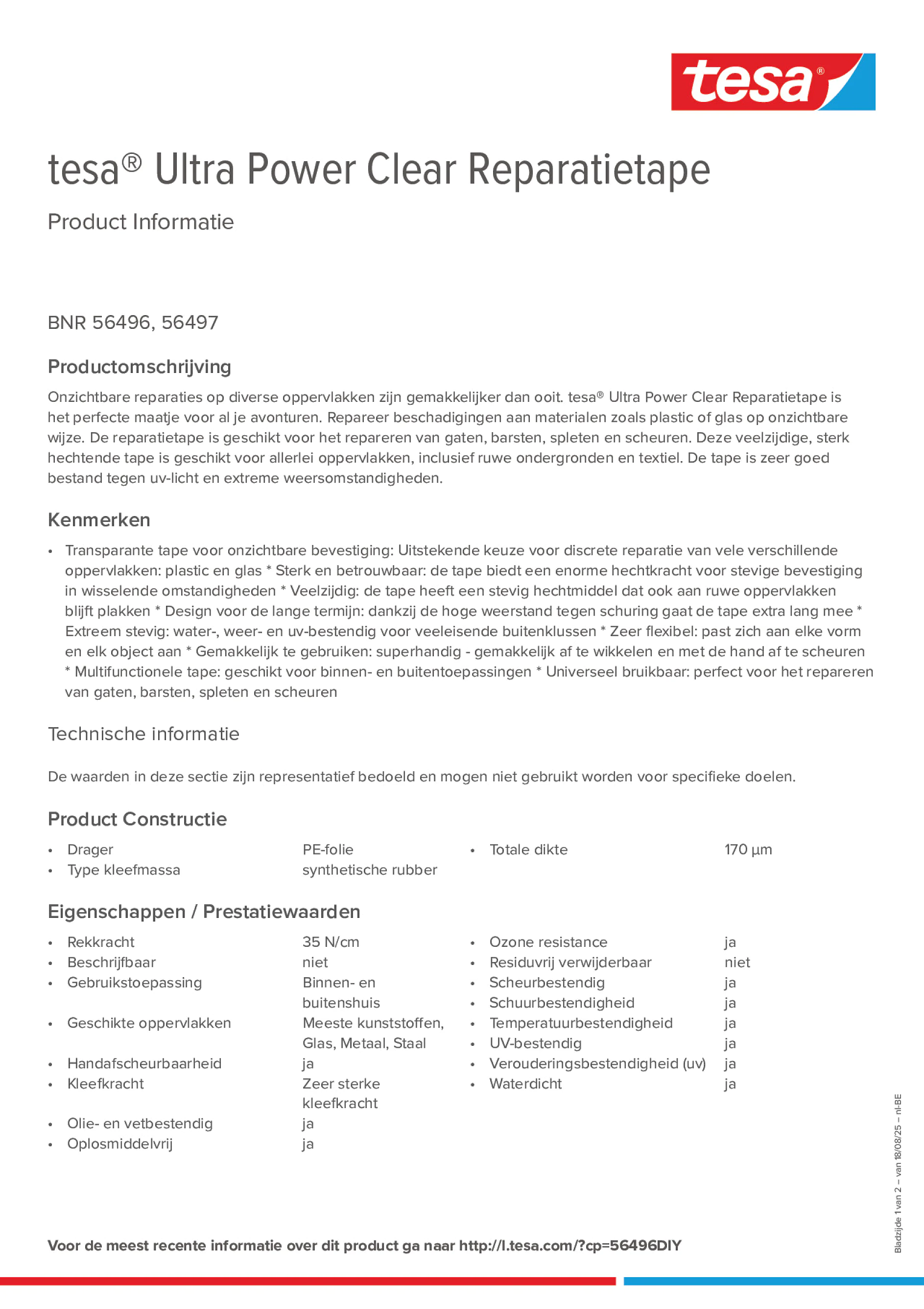 Product information_tesa® 56496_fr-BE_nl-BE