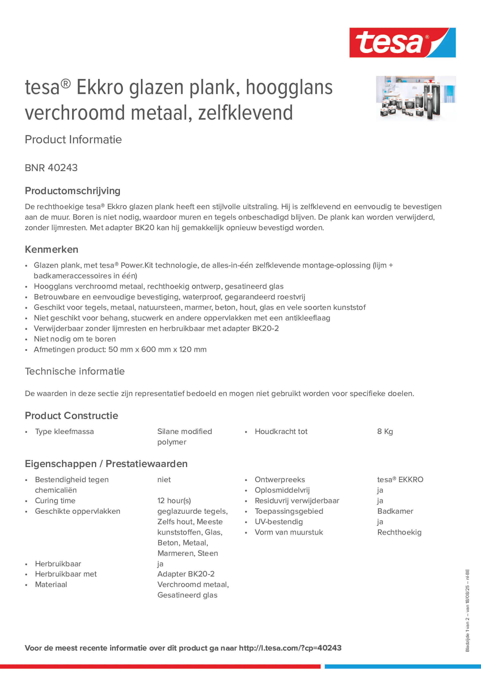 Product information_tesa® 40243_fr-BE_nl-BE
