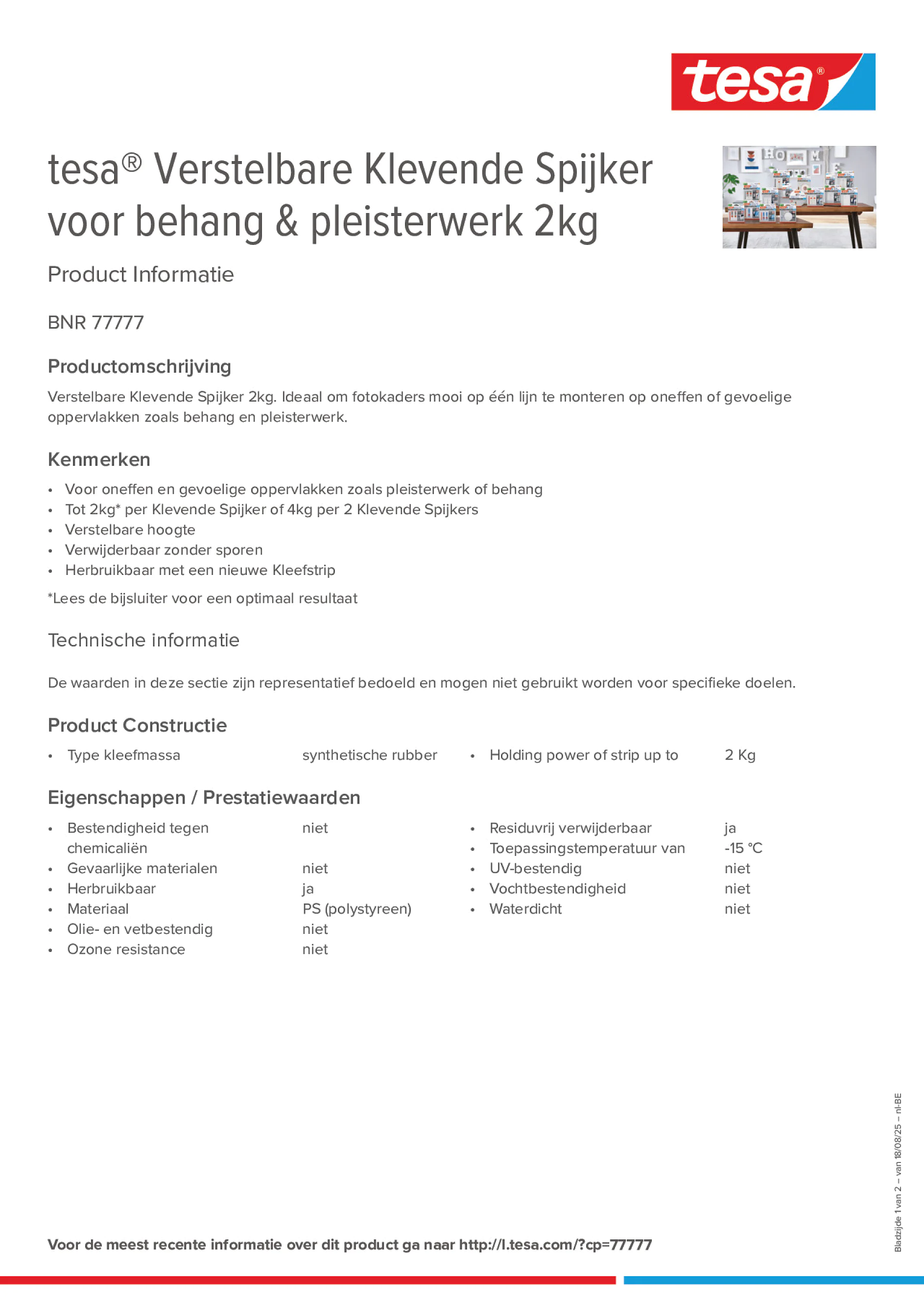 Product information_tesa® 77777_fr-BE_nl-BE