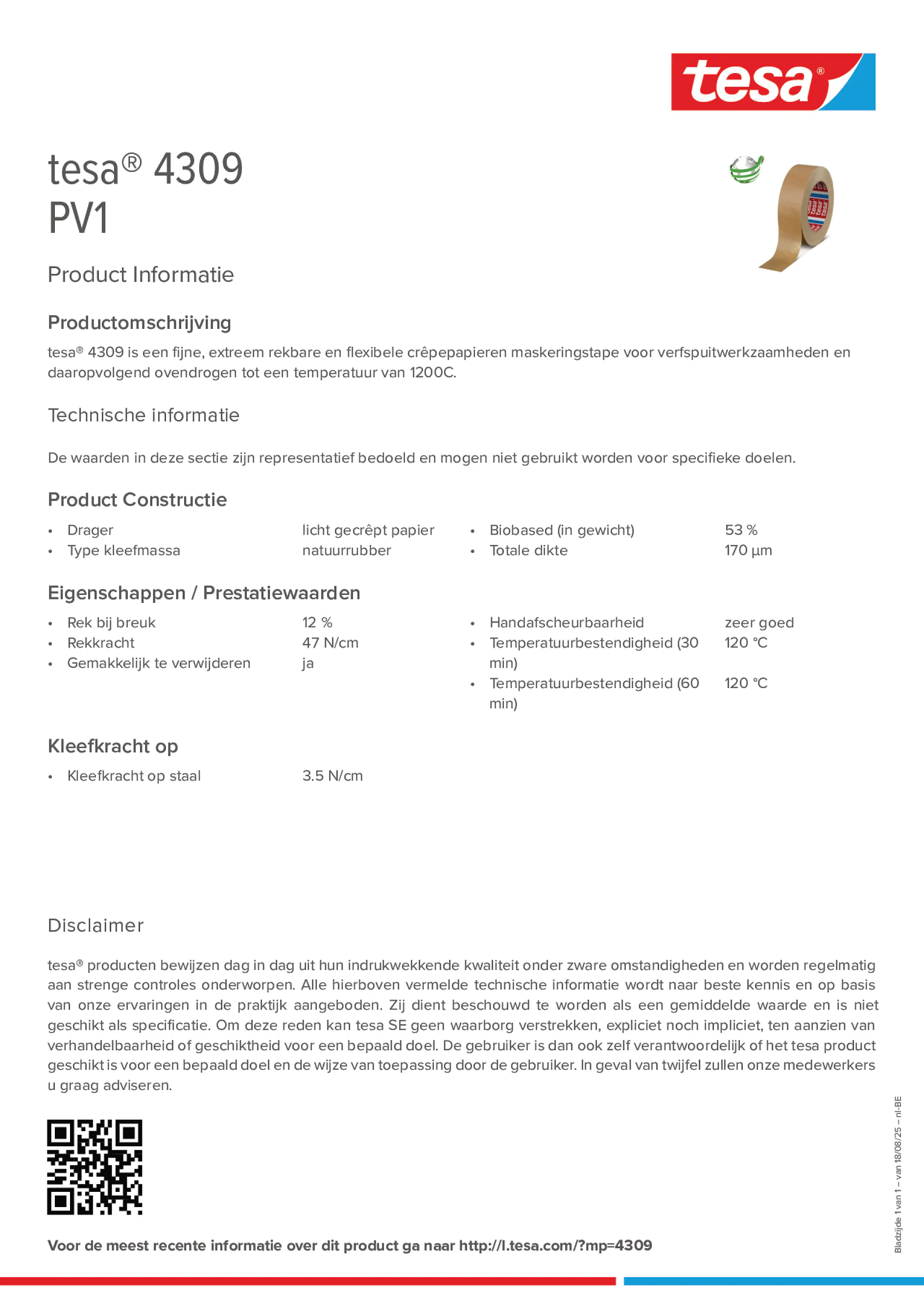 Product information_tesa® 04309_fr-BE_nl-BE