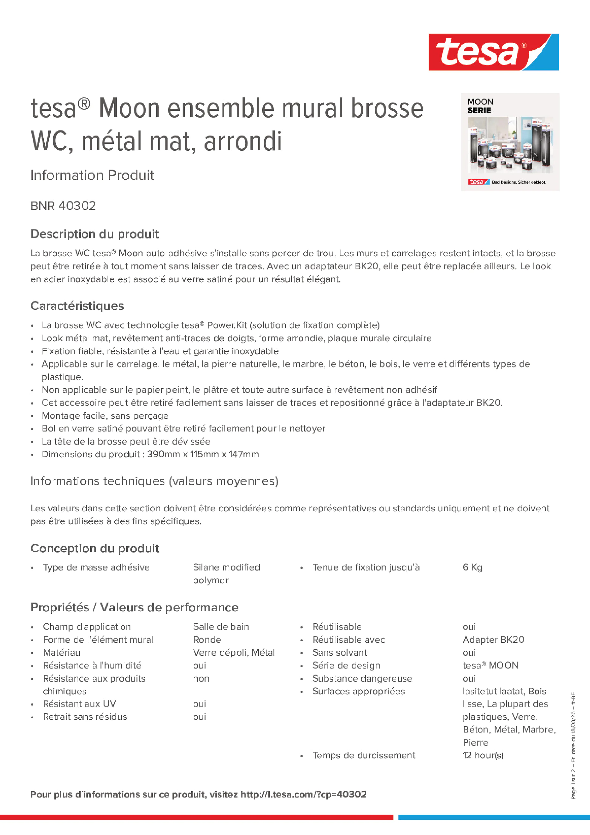 Product information_tesa® 40302_fr-BE_nl-BE