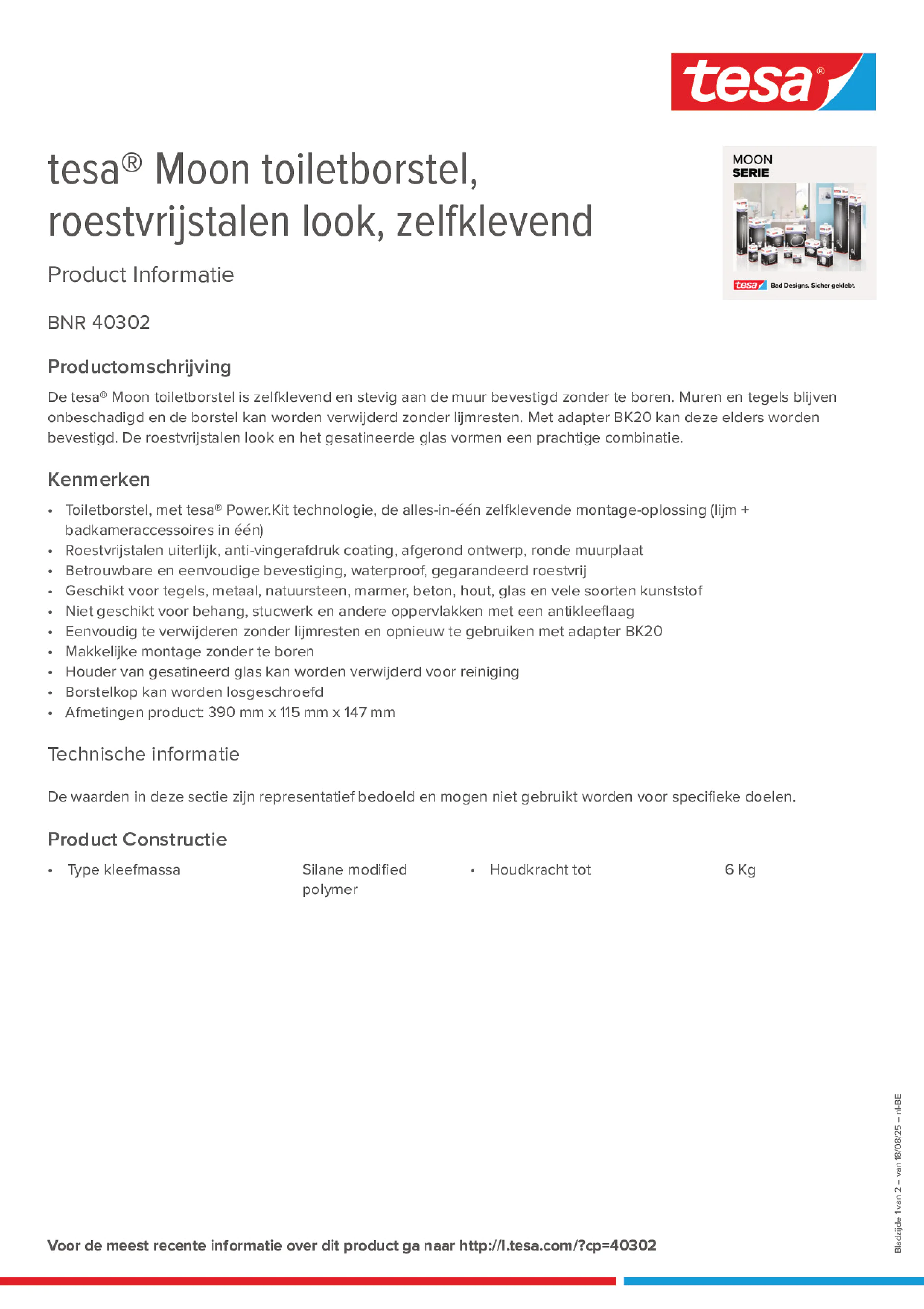 Product information_tesa® 40302_fr-BE_nl-BE