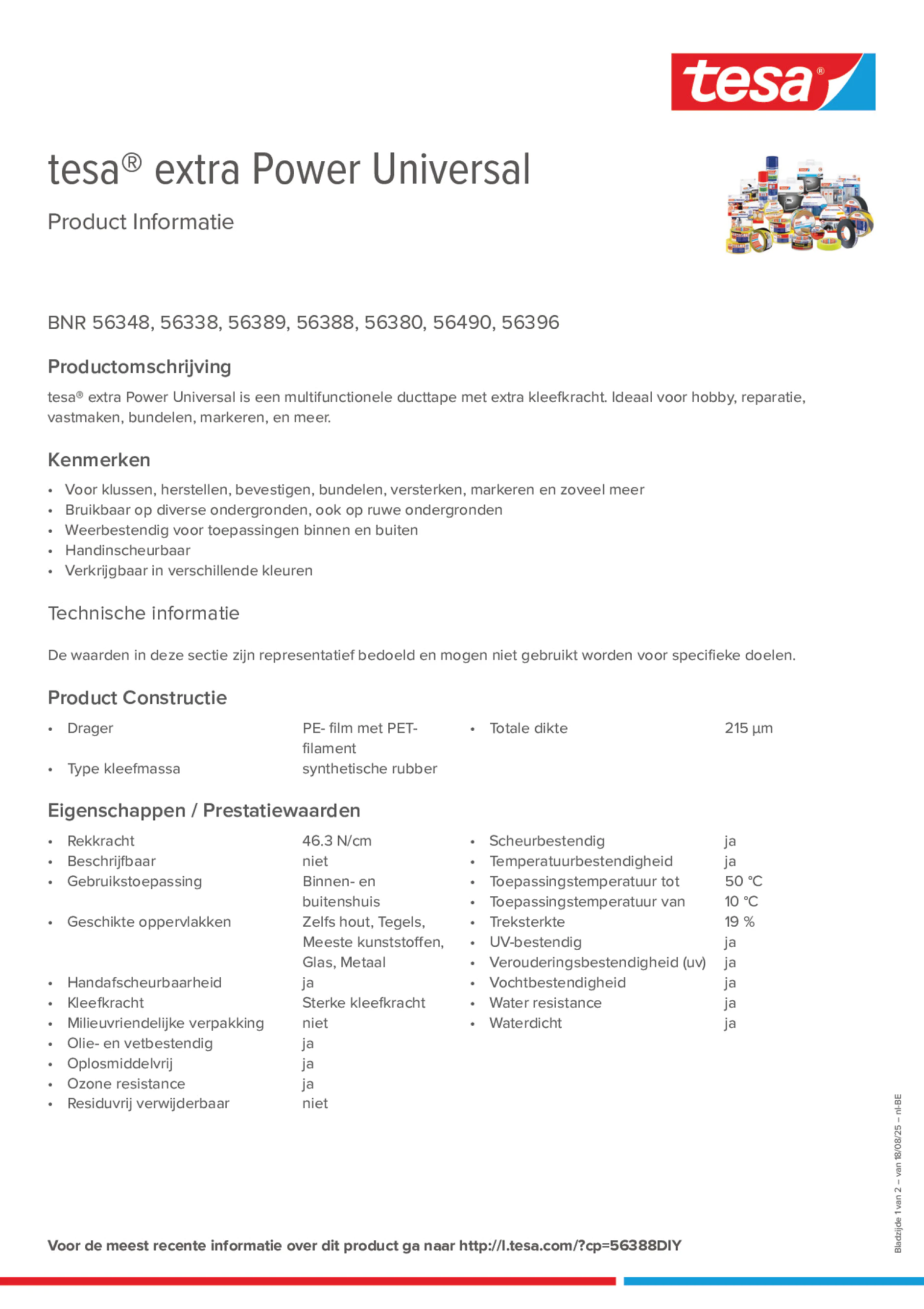Product information_tesa® extra Power 56348_fr-BE_nl-BE