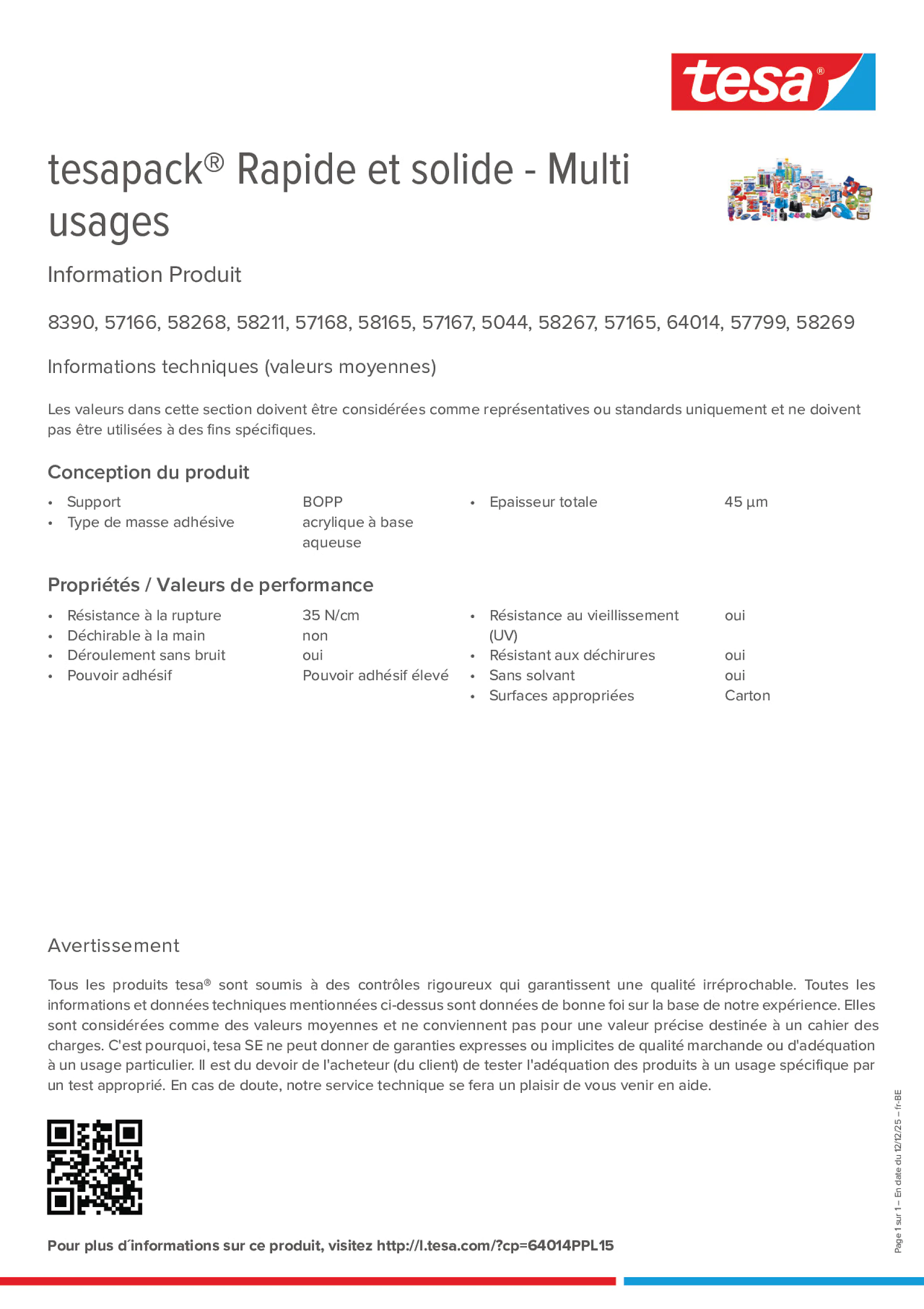 Product information_tesapack® 57424_fr-BE_nl-BE