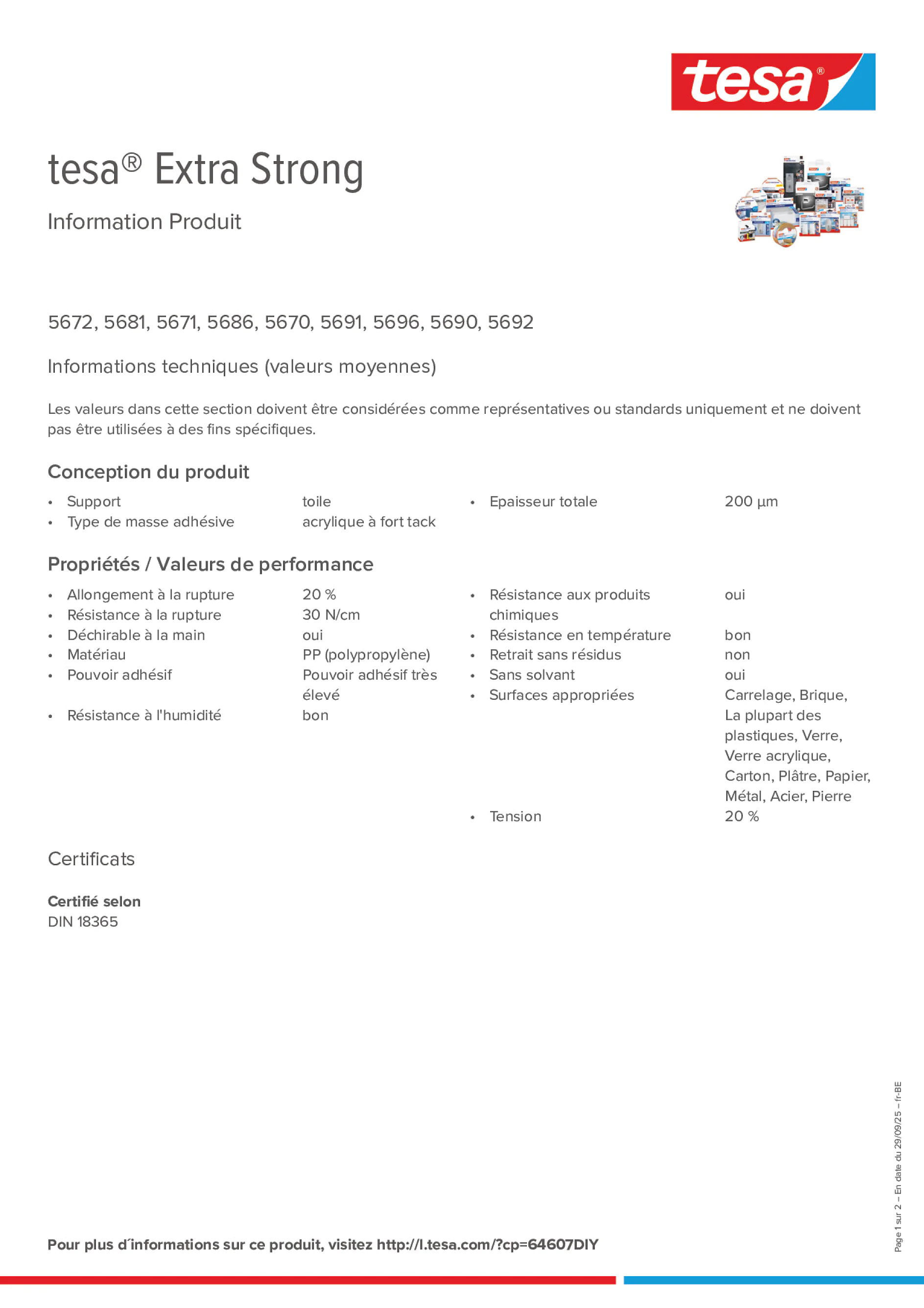 Product information_tesa® 5696_fr-BE_nl-BE