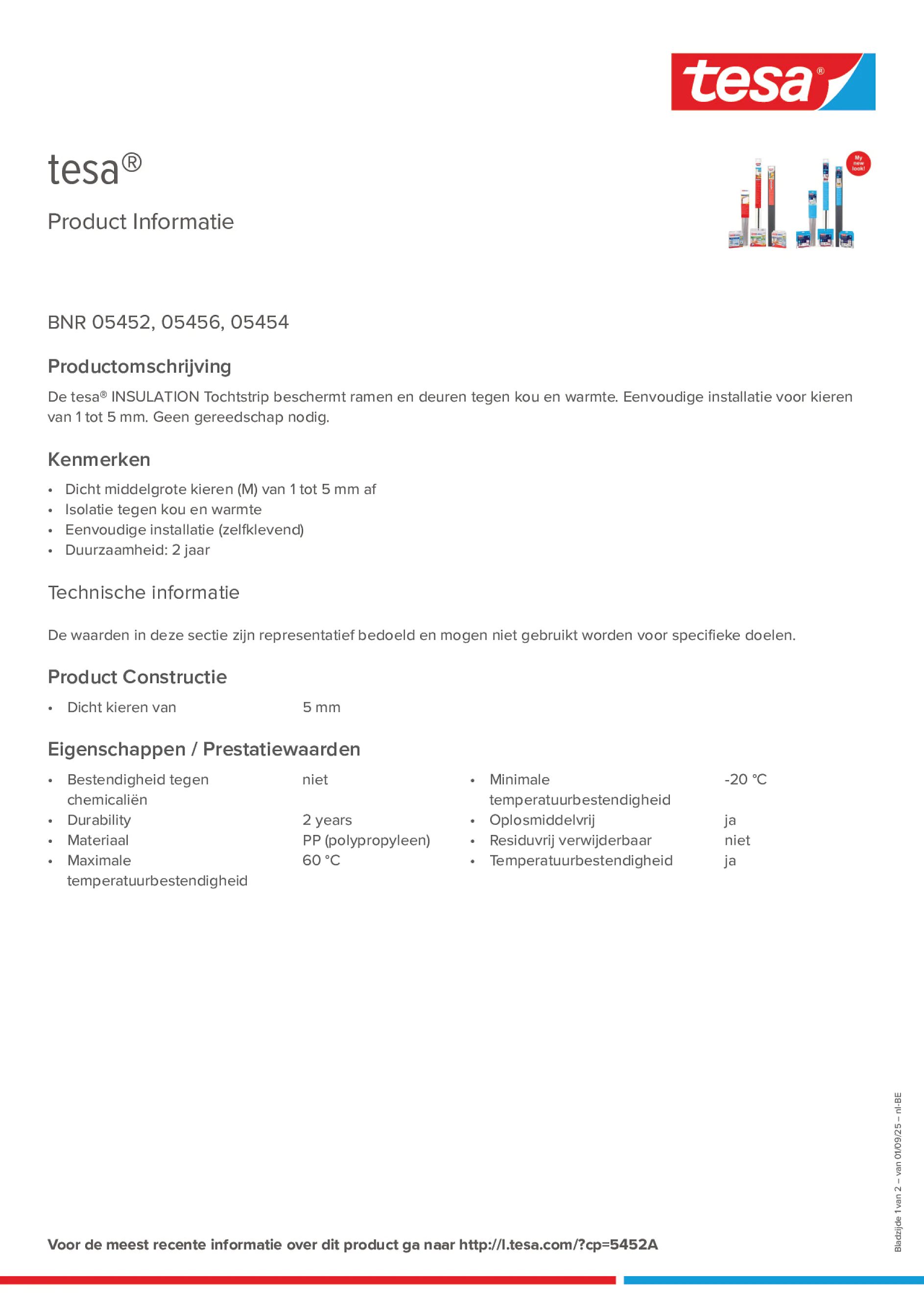 Product information_tesa® 05452_fr-BE_nl-BE