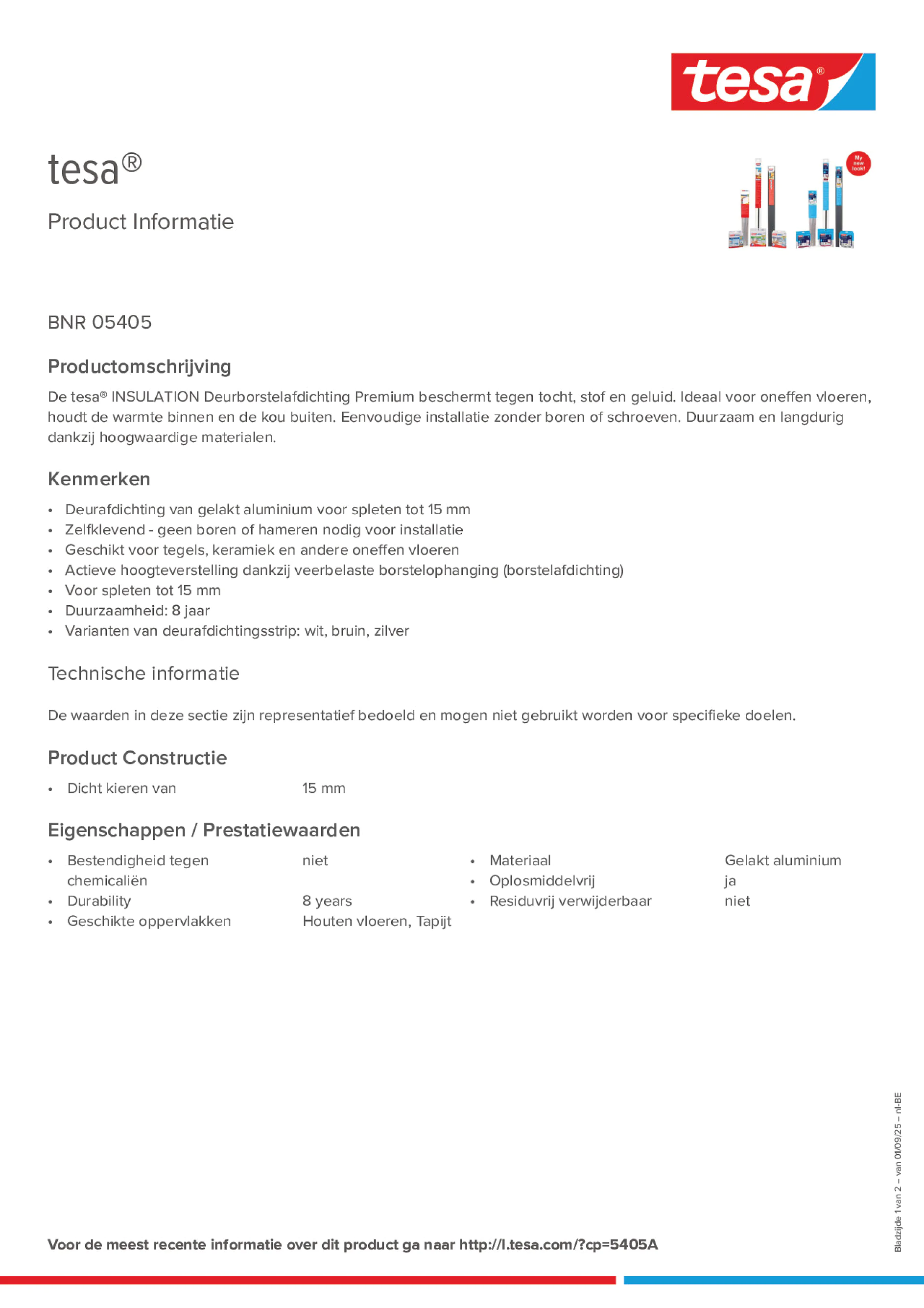 Product information_tesa® 05405_fr-BE_nl-BE