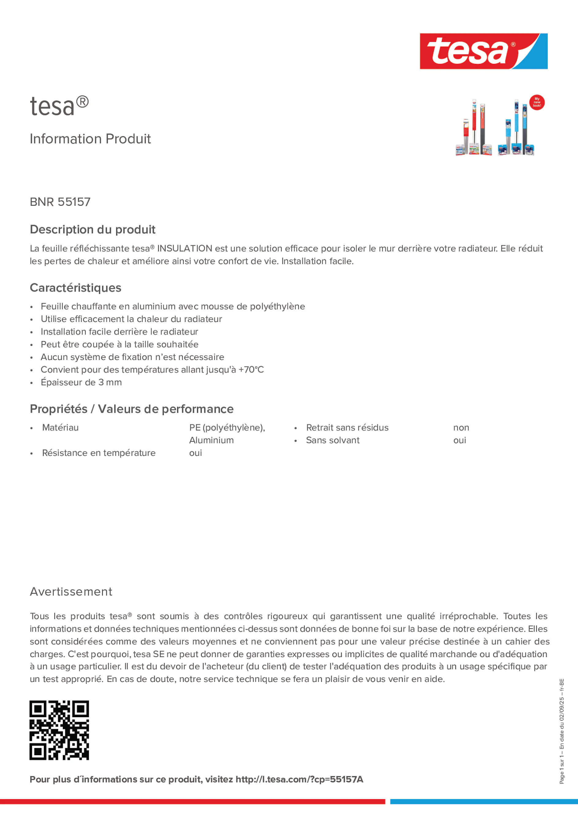 Product information_tesa® 55157_fr-BE_nl-BE