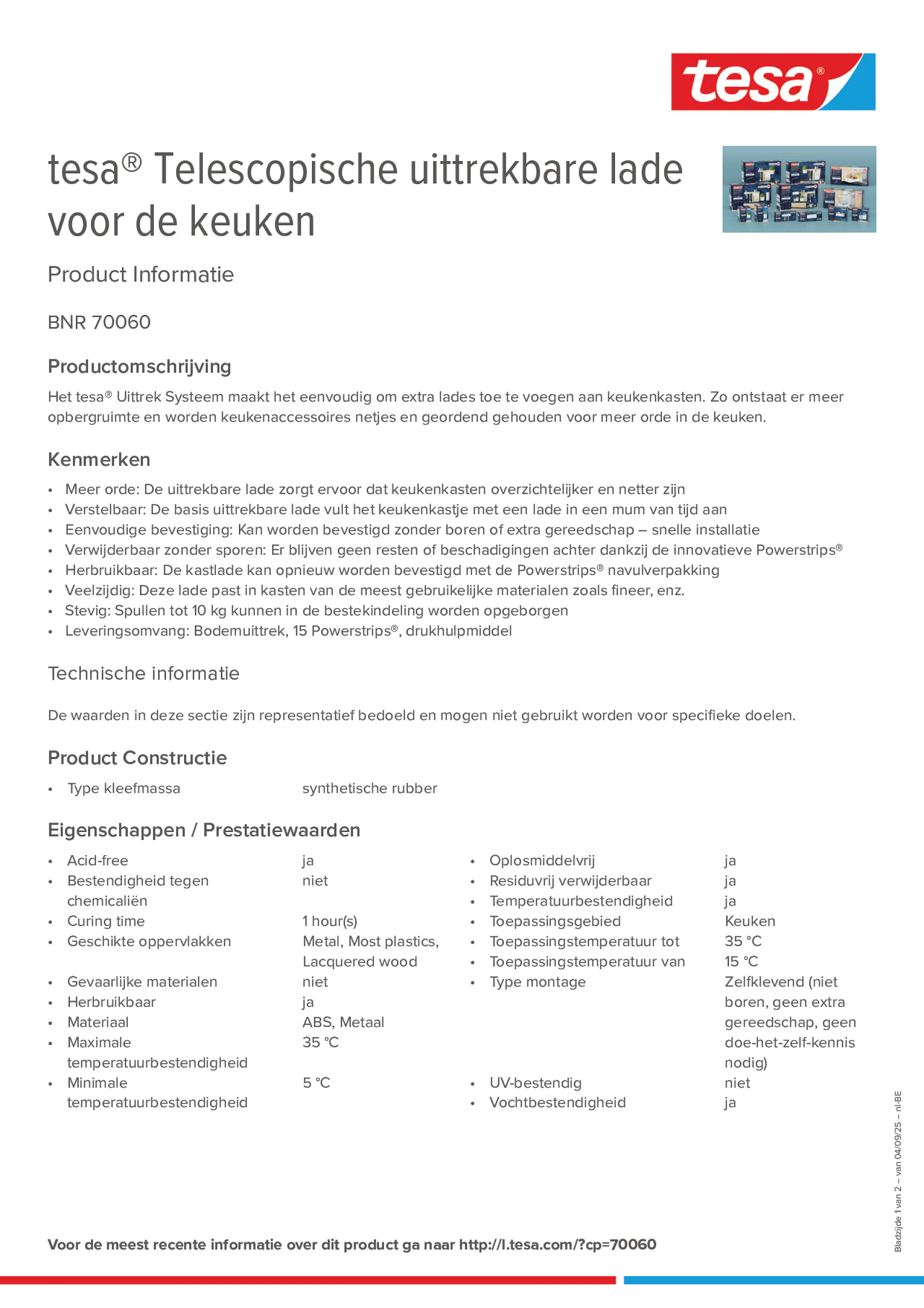 Product information_tesa® 70060_fr-BE_nl-BE