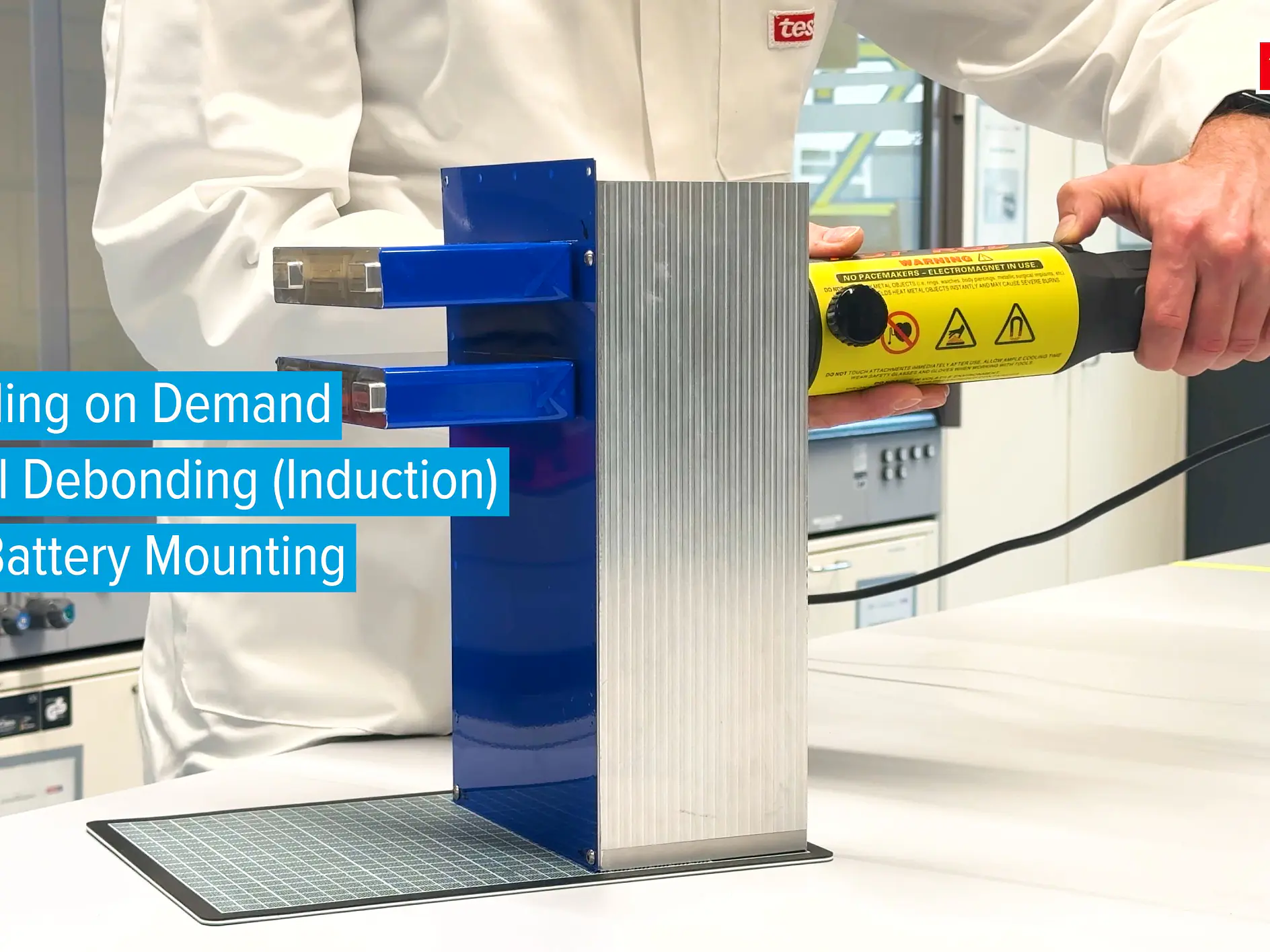 Détachement à la demande_Détachement thermique par induction