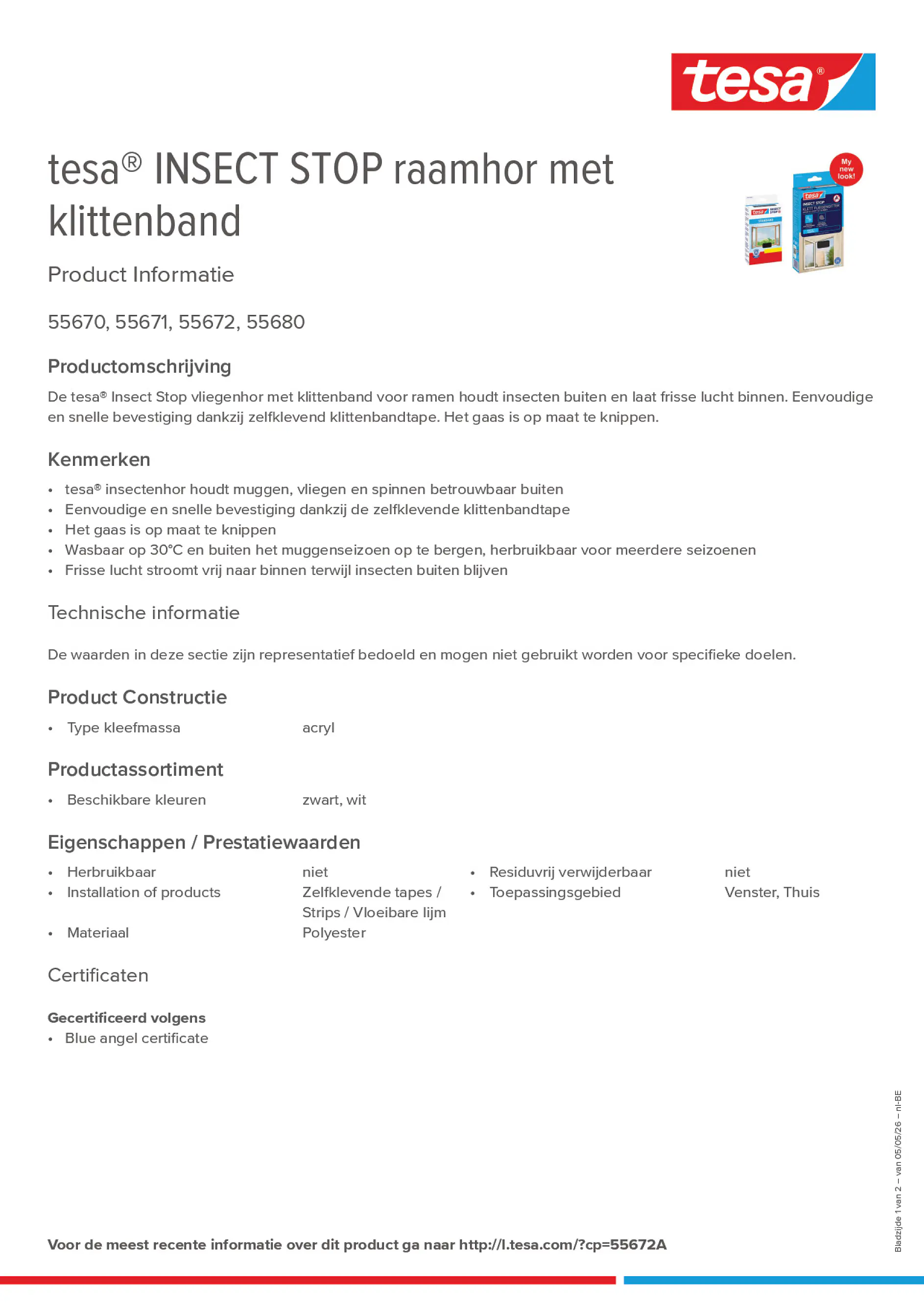 Product information_tesa® 55672A_fr-BE_nl-BE
