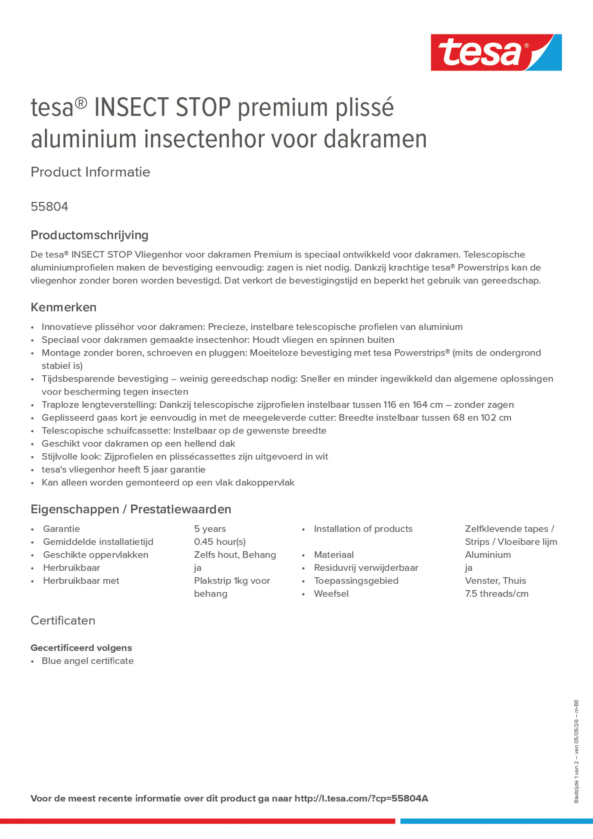 Product information_tesa® 55804A_fr-BE_nl-BE