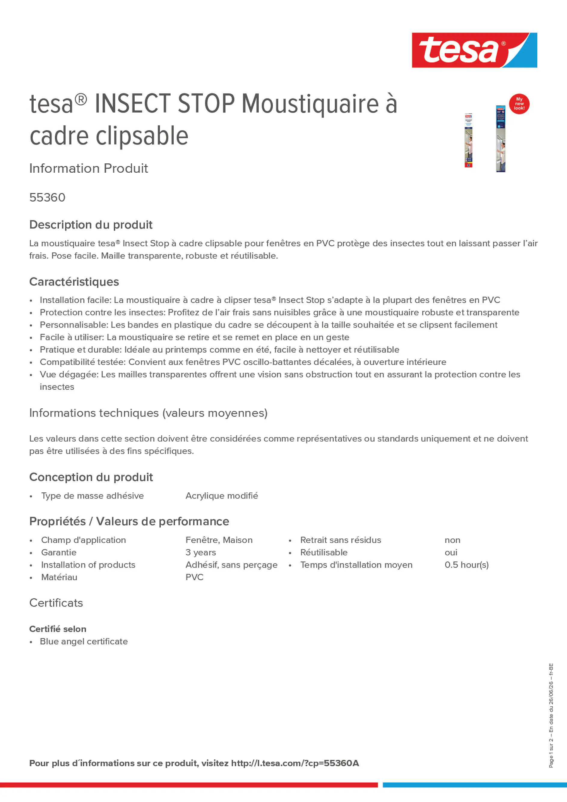 Product information_tesa® 55360A_fr-BE_nl-BE