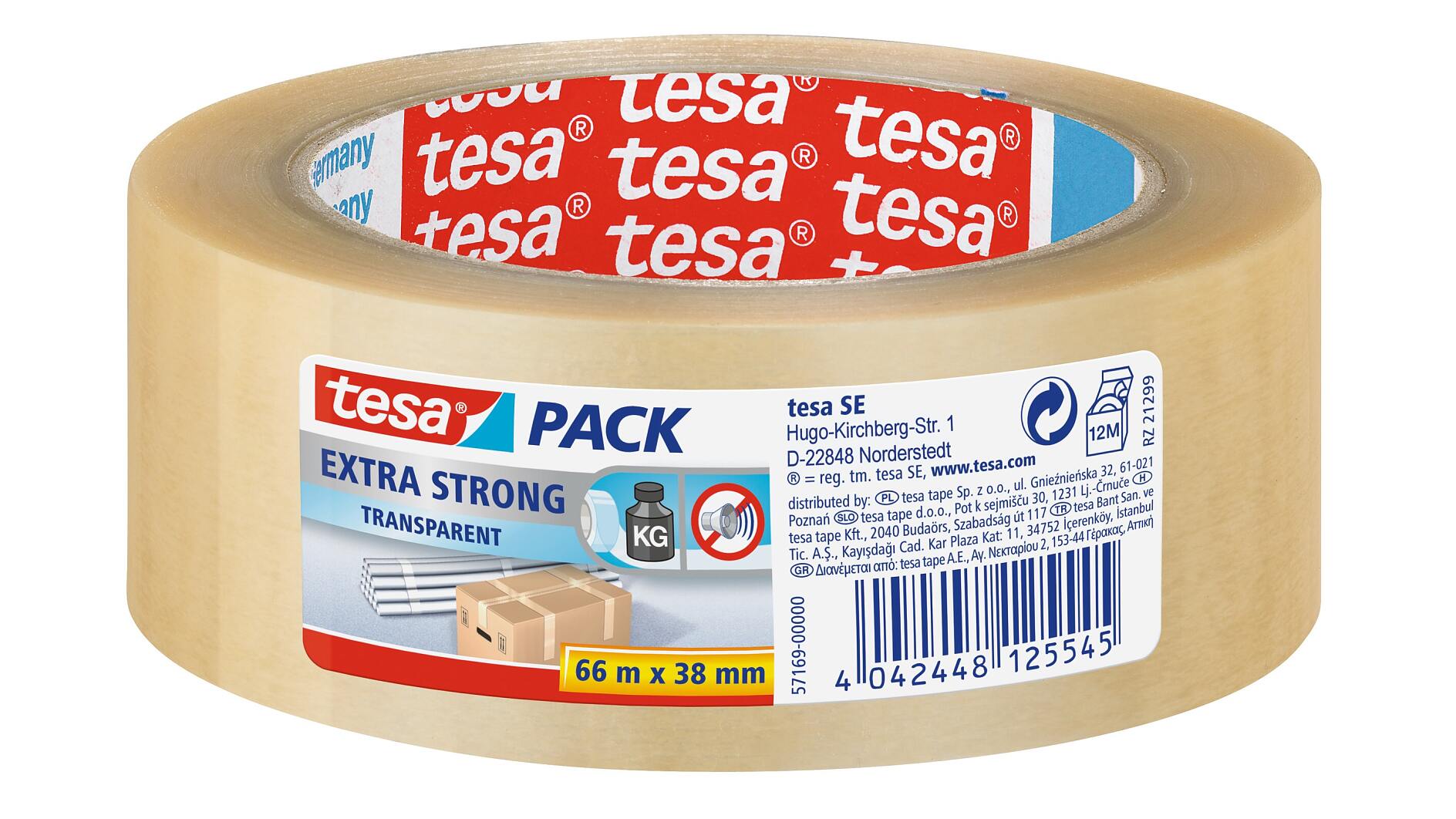 tesa® Emballer PVC extra fort - Très haute résistance - tesa