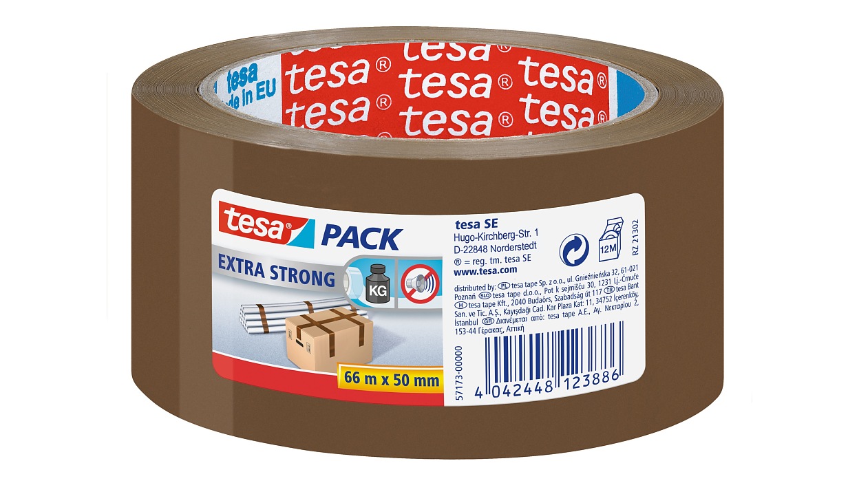 [en-en] tesapack extra strong 66m x 50mm, brown