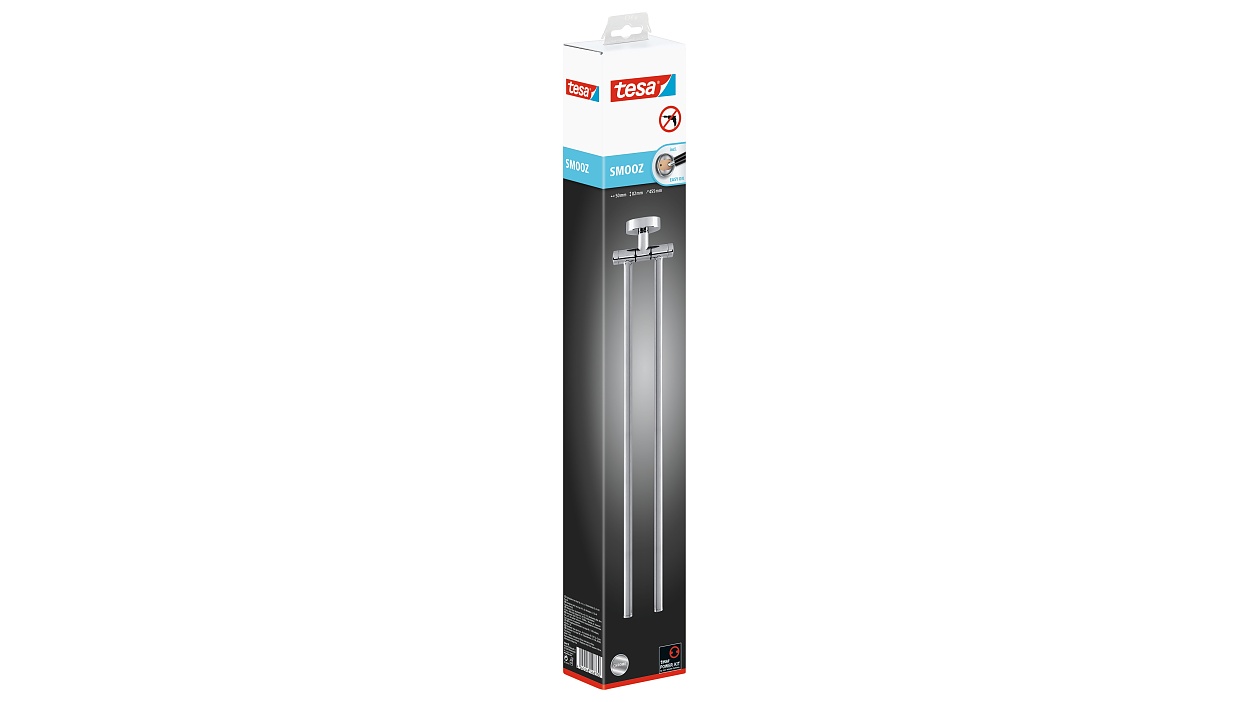 [en-en] tesa Smooz 2-Armed Towel Holder