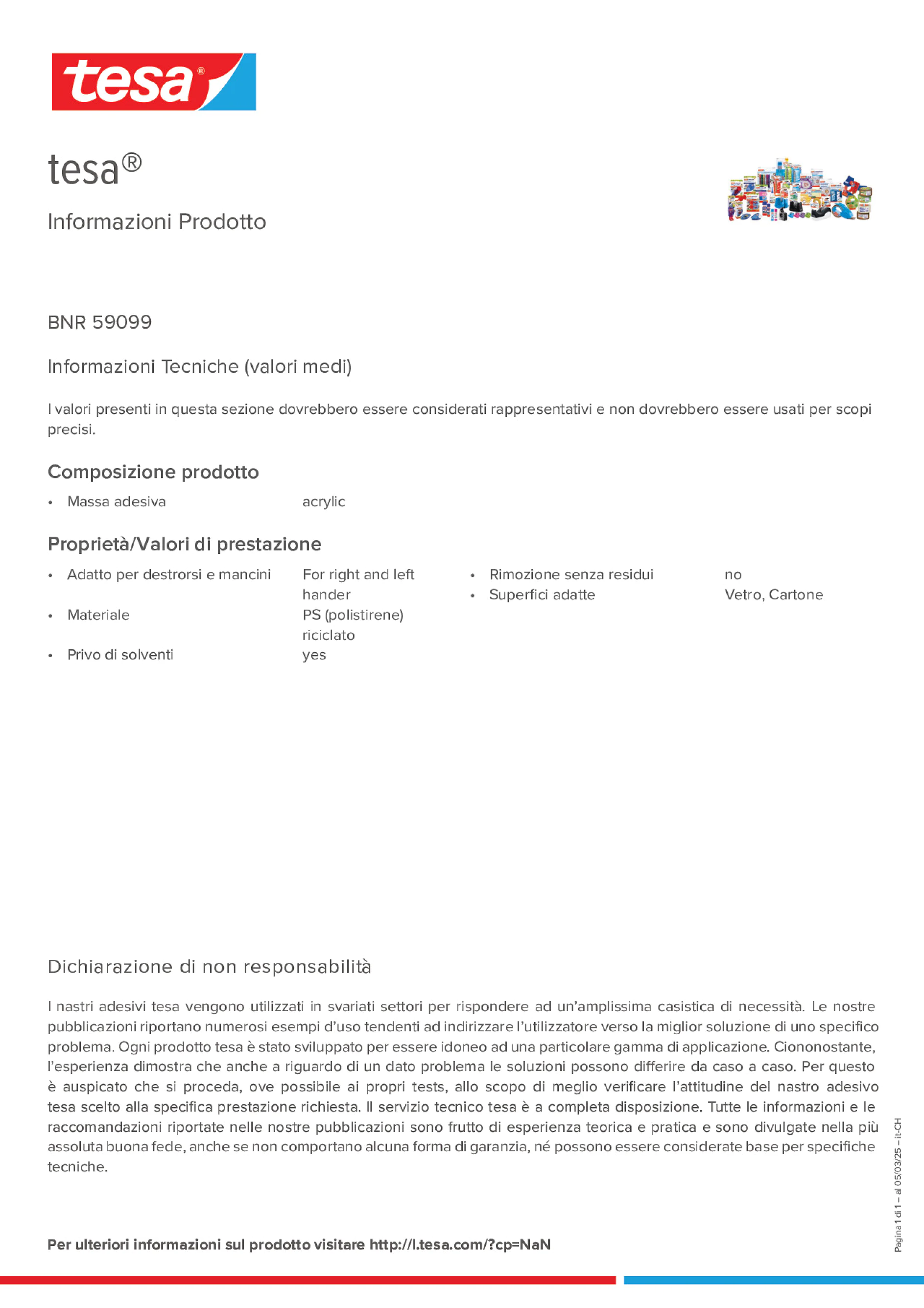 Product information_tesa® 59099_de-CH_fr-CH