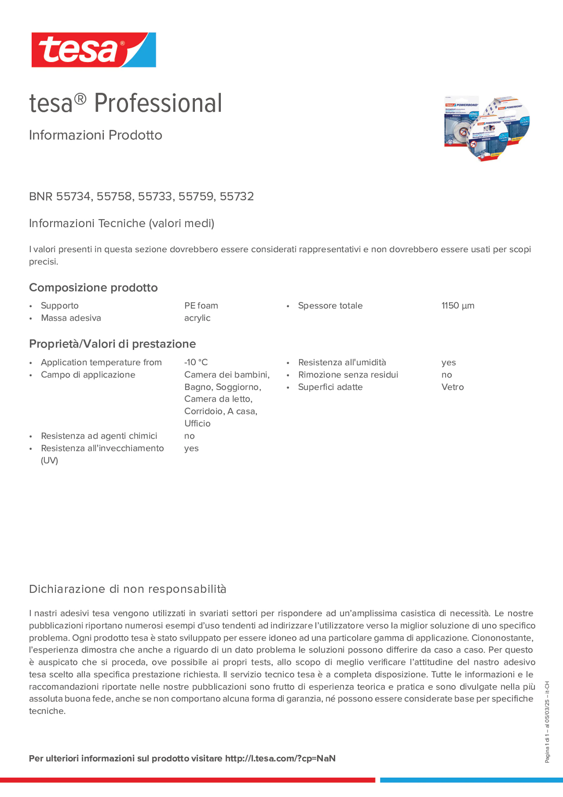 Product information_tesa® Professional 55733_de-CH_fr-CH