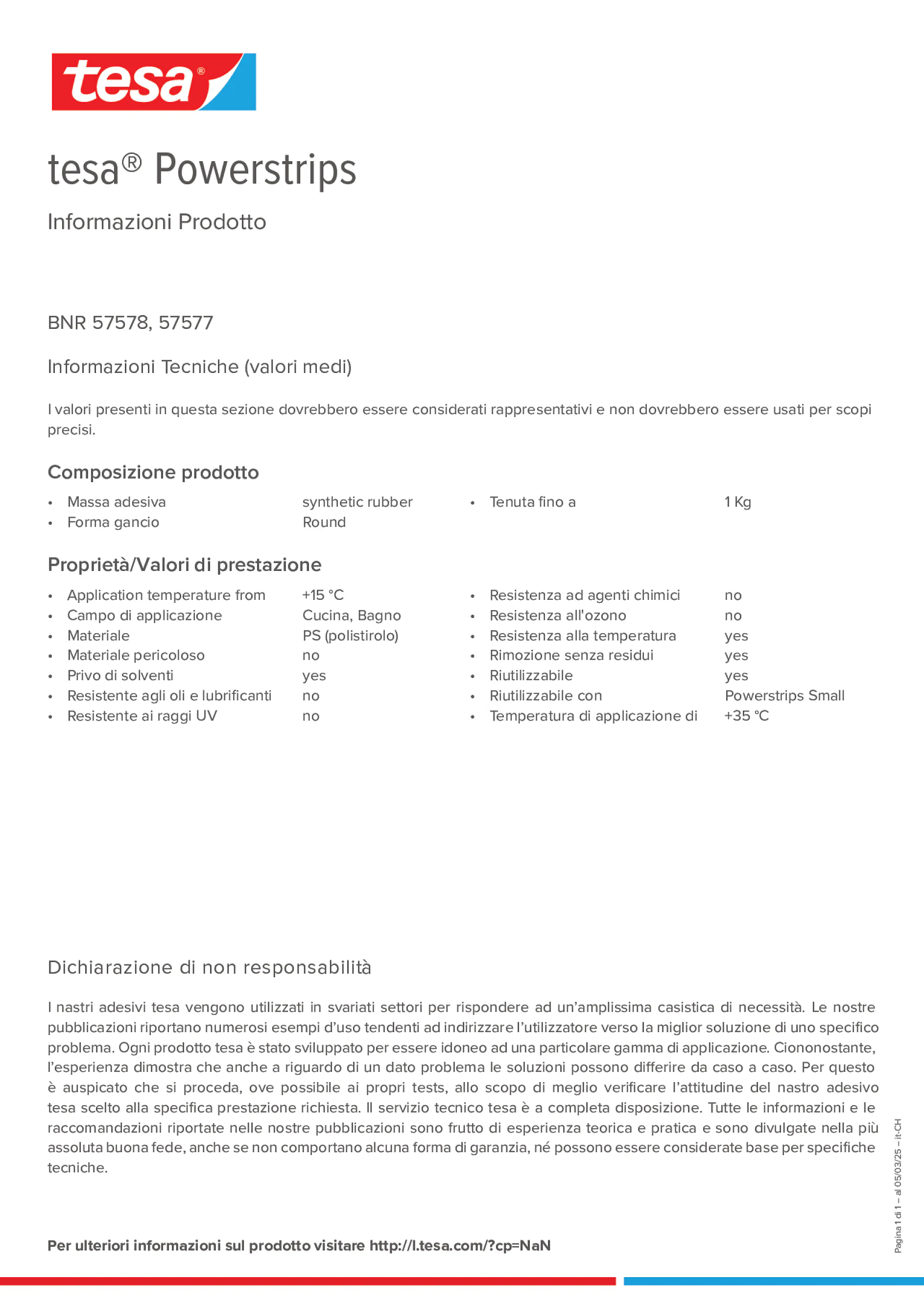 Product information_tesa® Powerstrips 57578_de-CH_fr-CH