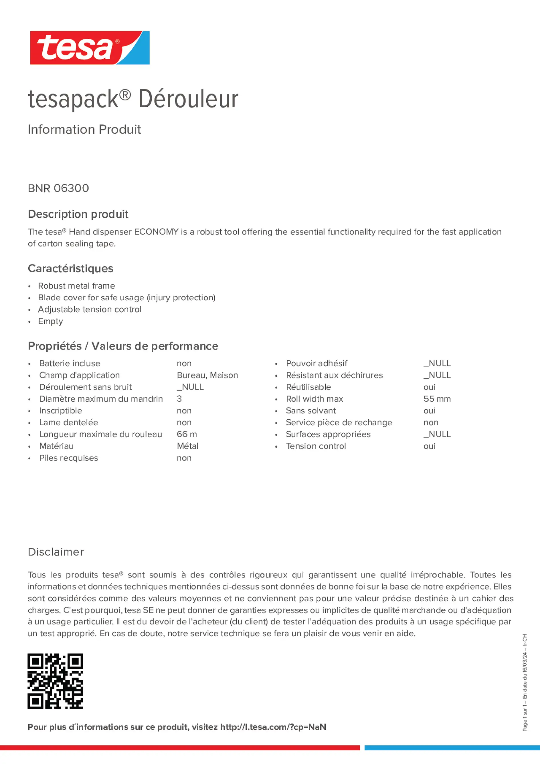 Product information_tesapack® 06300_de-CH_fr-CH