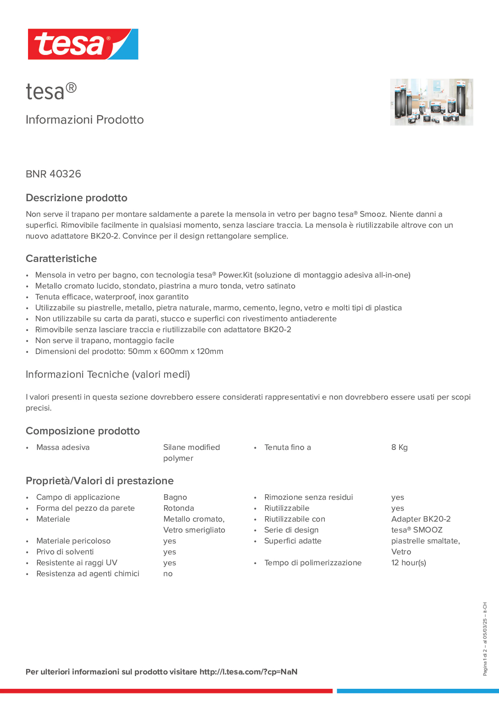 Product information_tesa® 40326_de-CH_fr-CH