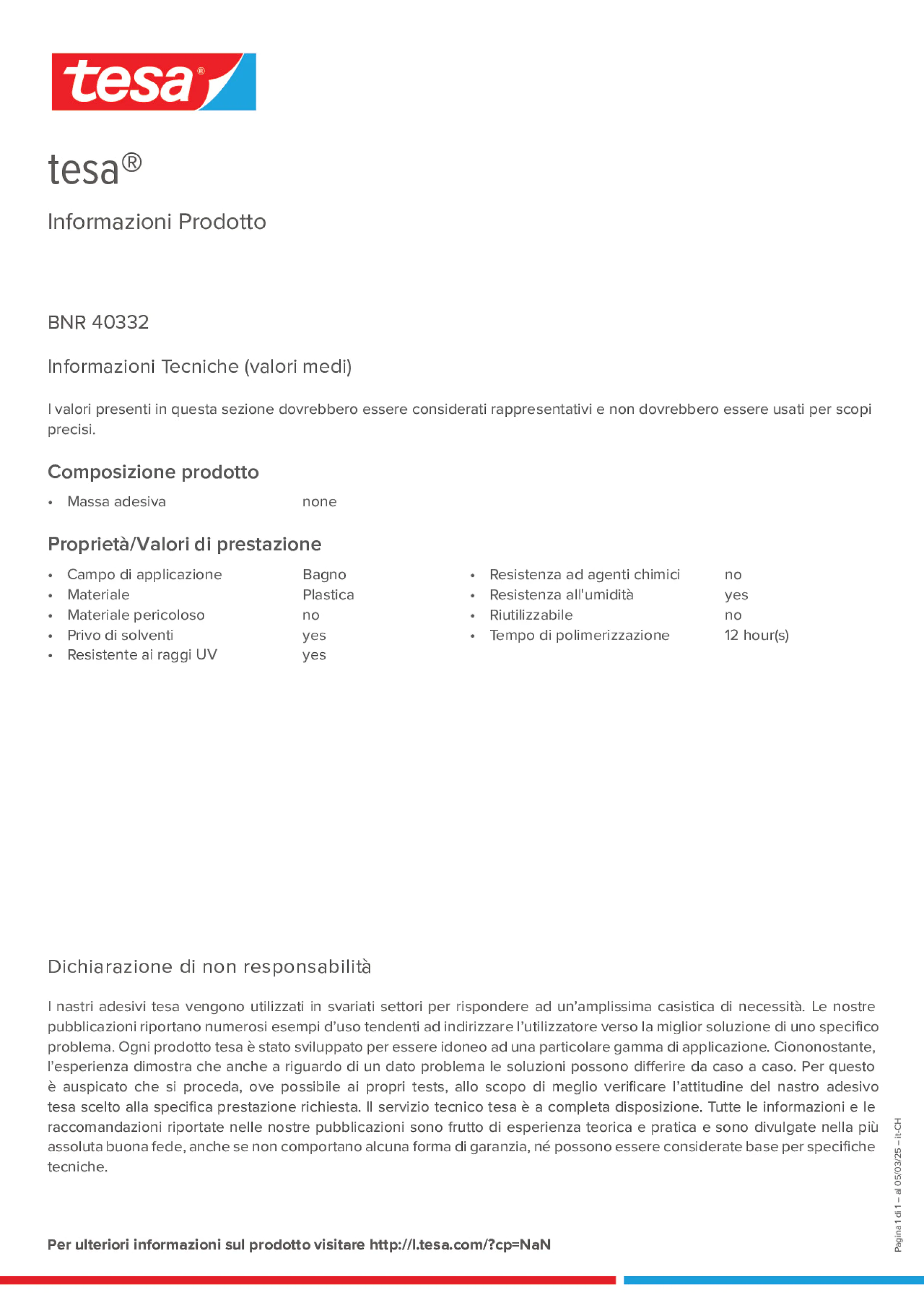 Product information_tesa® 40332_de-CH_fr-CH