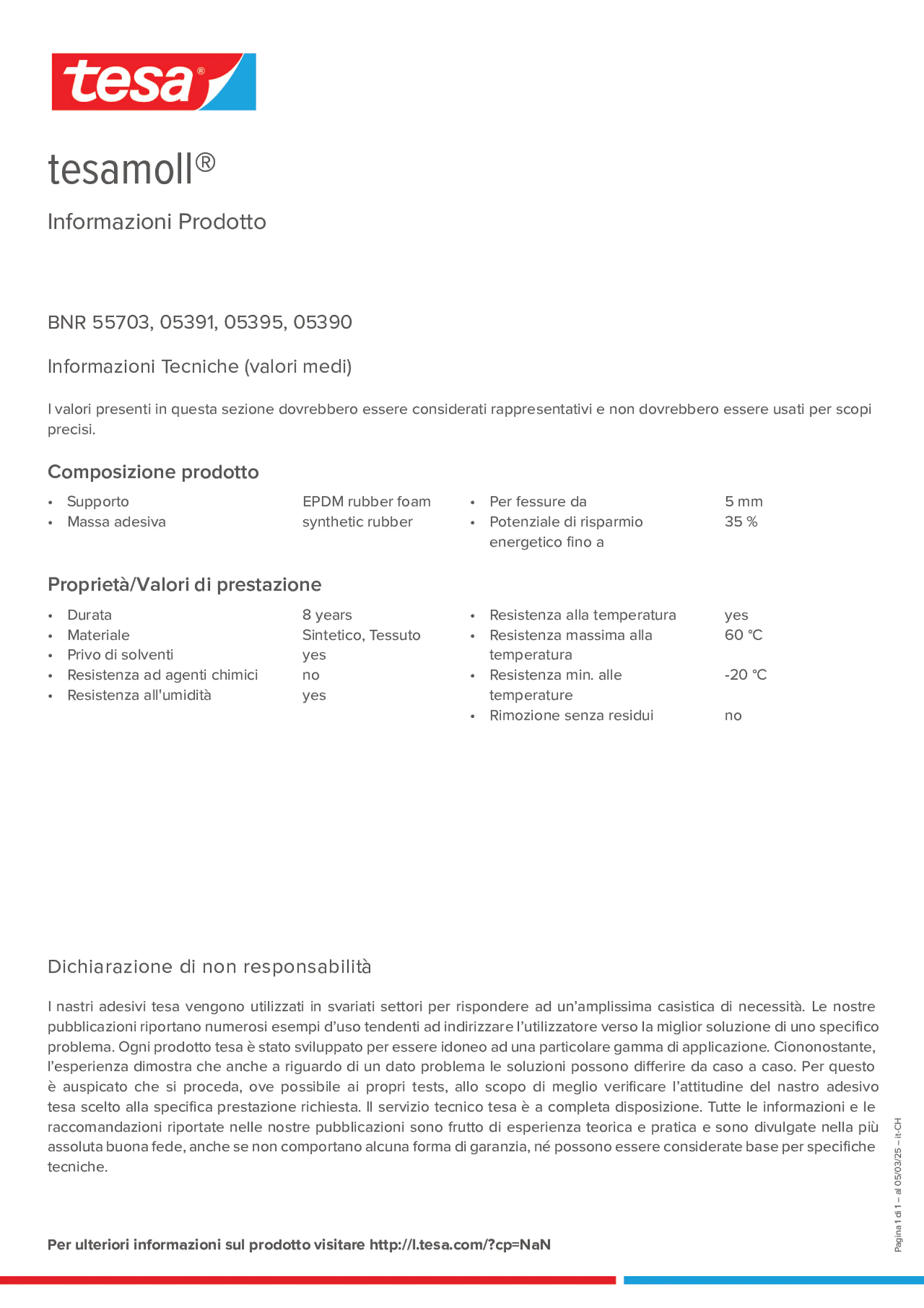 Product information_tesamoll® 5366_de-CH_fr-CH