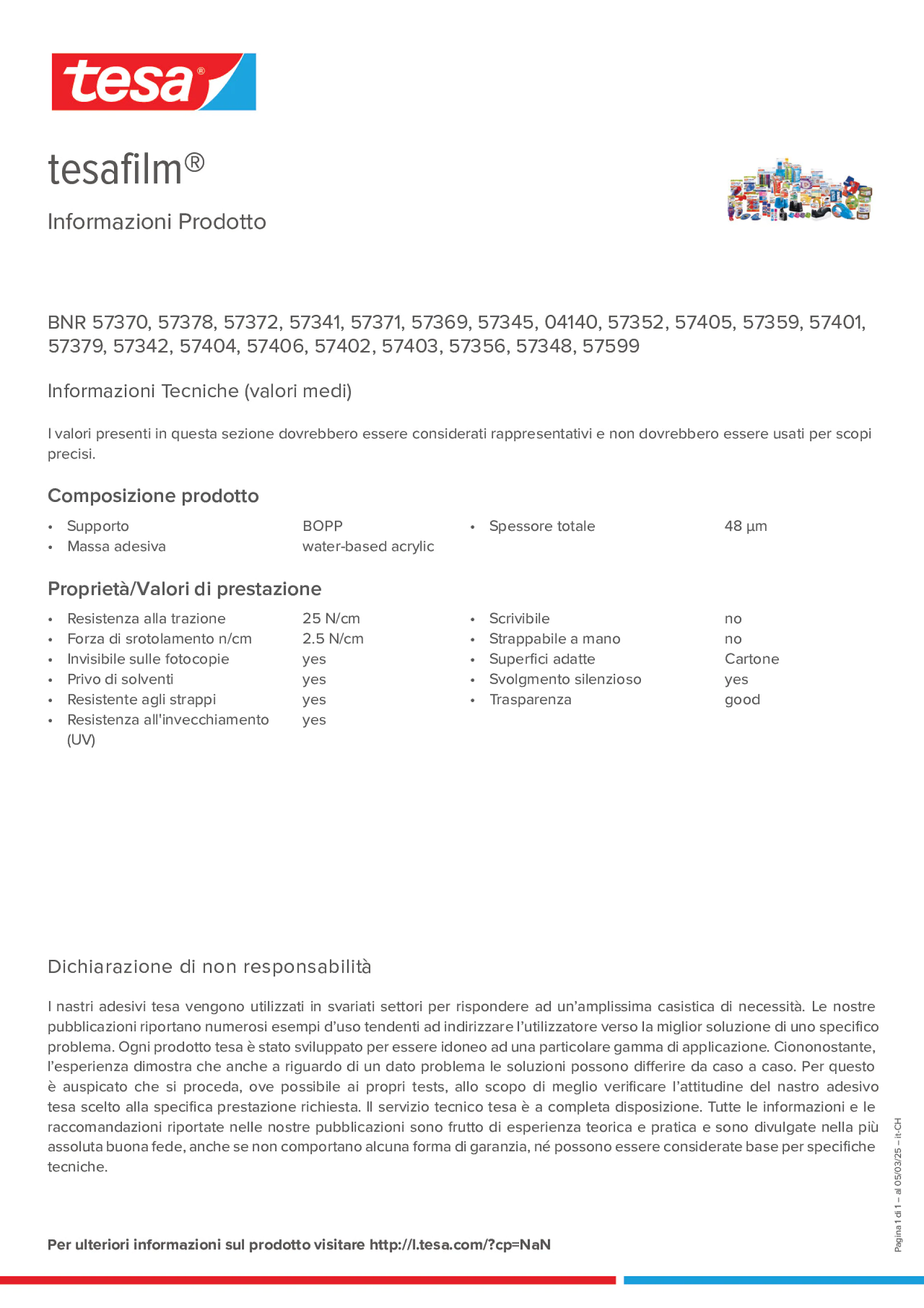 Product information_tesafilm® 4140_de-CH_fr-CH