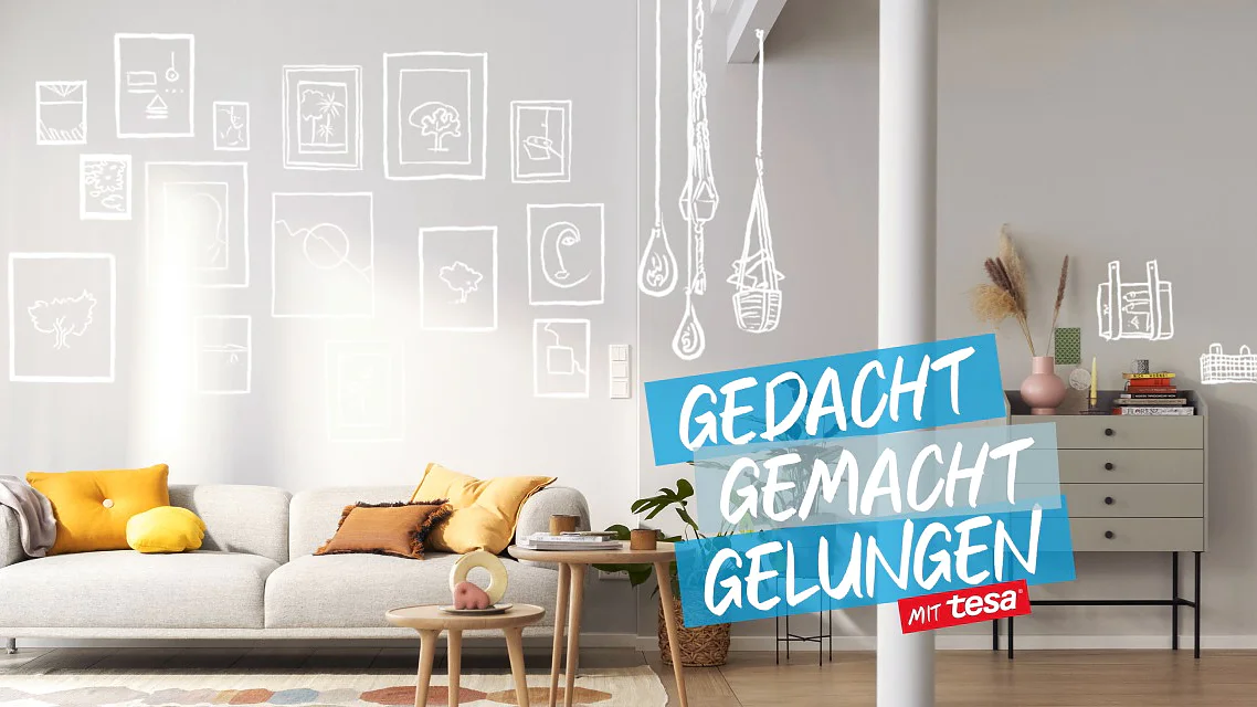 Kreative Ideen für dein Zuhause. DIY und Bastelideen von tesa