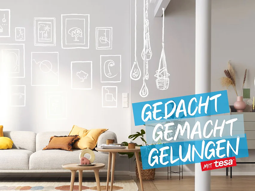 Kreative Ideen für dein Zuhause. DIY und Bastelideen von tesa