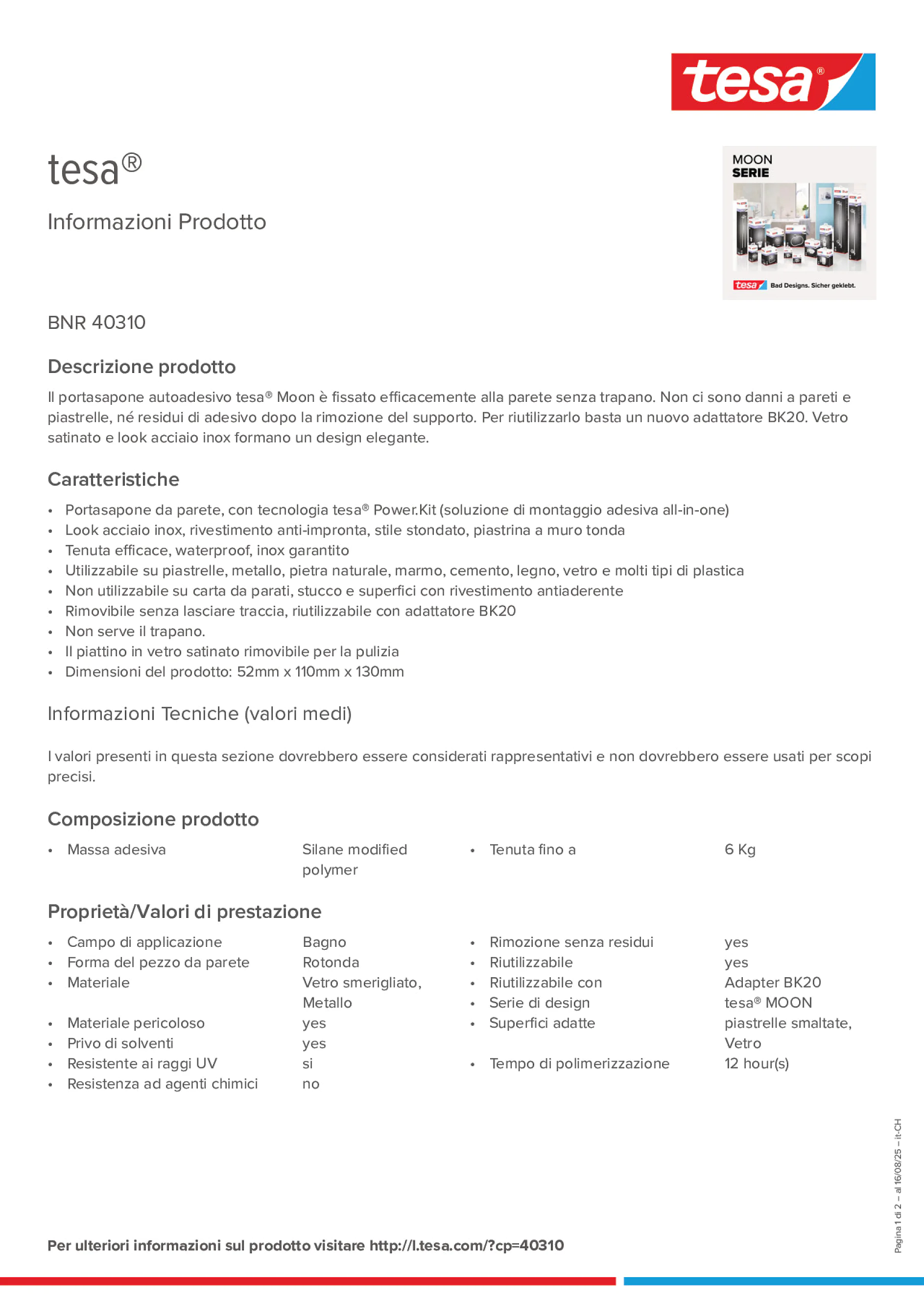 Product information_tesa® 40310_de-CH_fr-CH