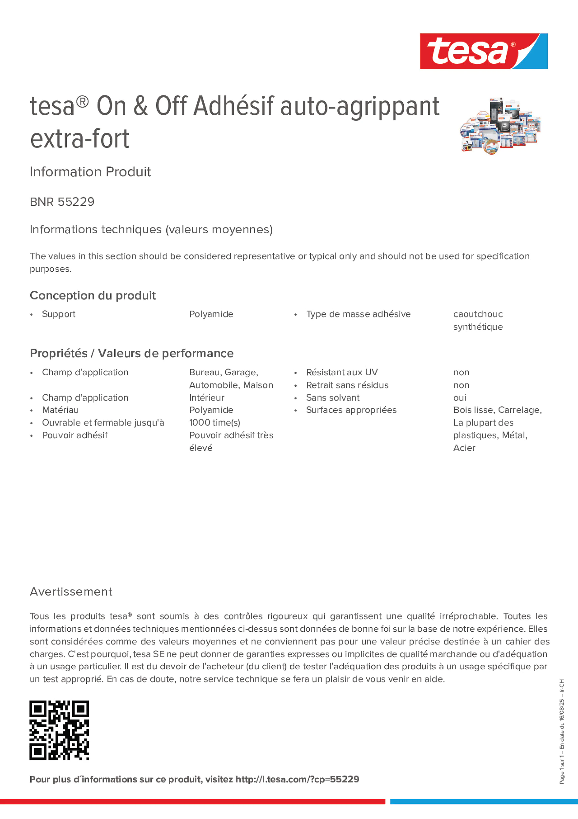 Product information_tesa® On & Off 55229_de-CH_fr-CH