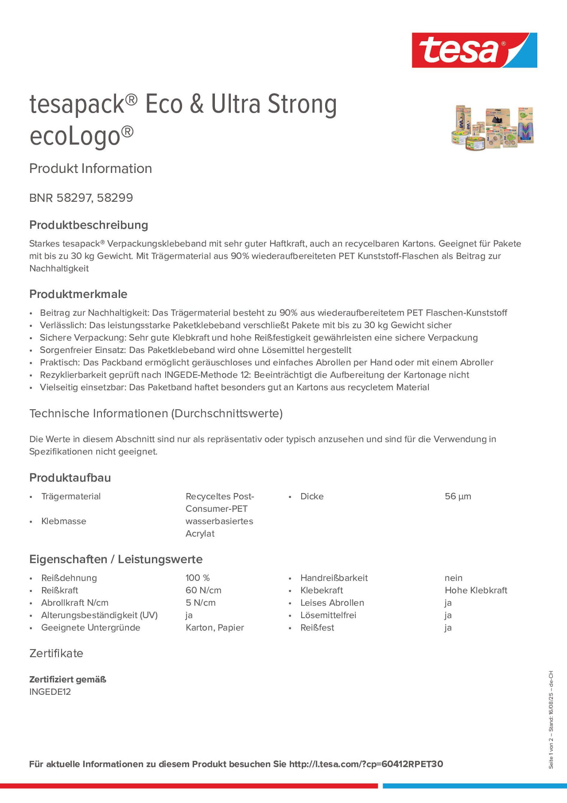 Product information_tesapack® 58297_de-CH_fr-CH