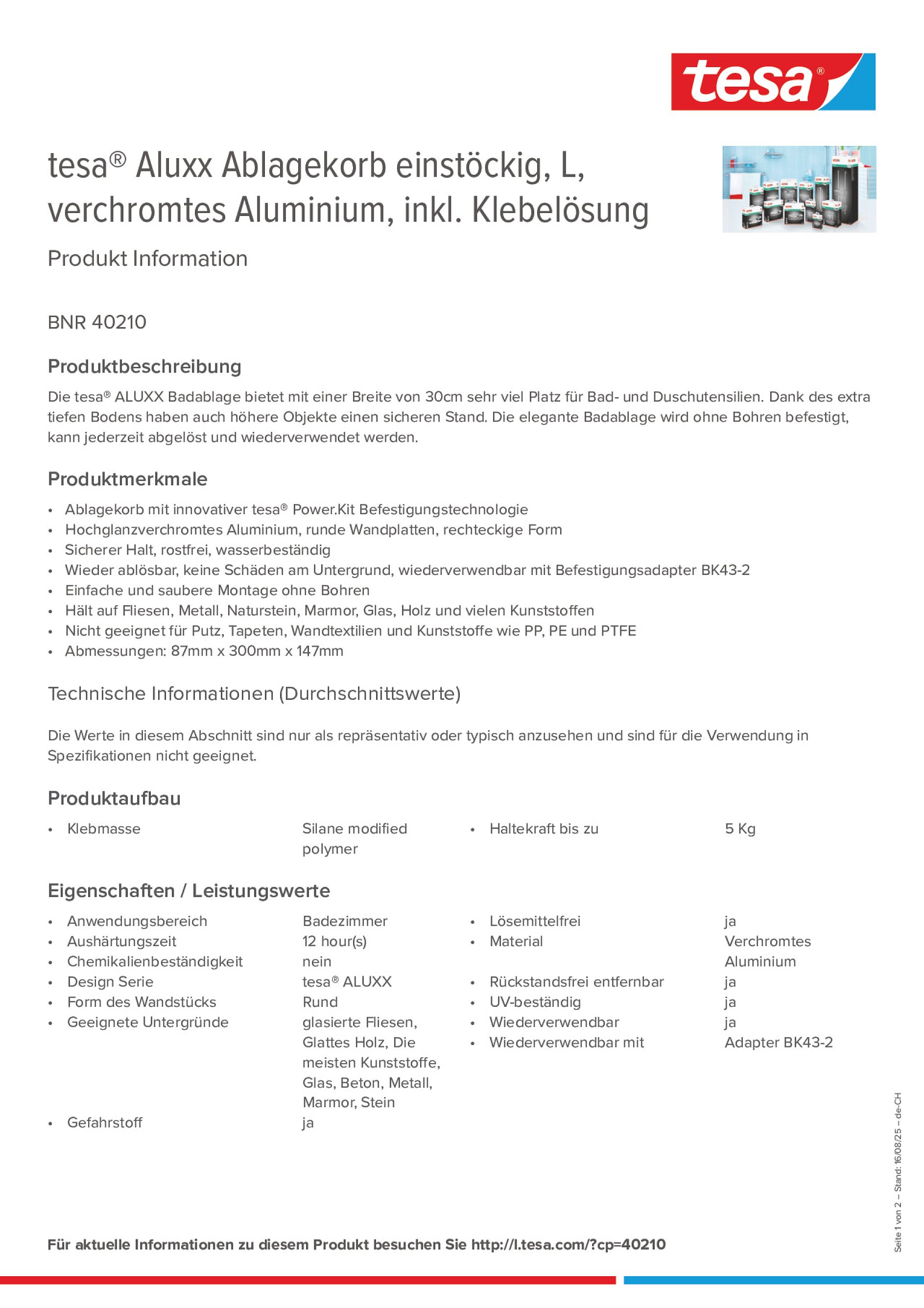 Product information_tesa® 40210_de-CH_fr-CH