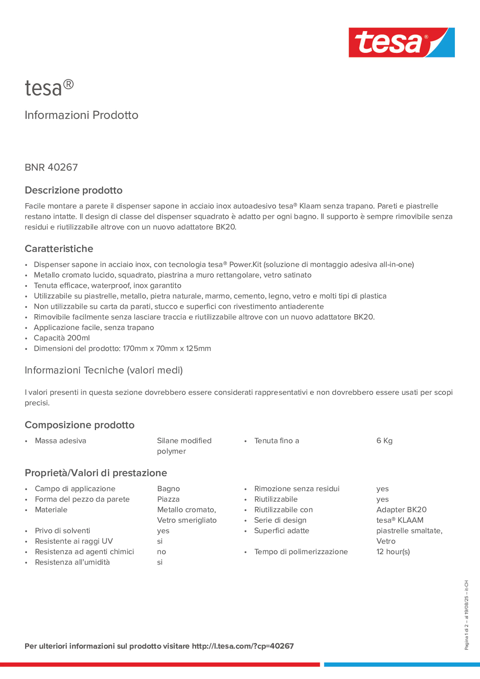 Product information_tesa® 40267_de-CH_fr-CH