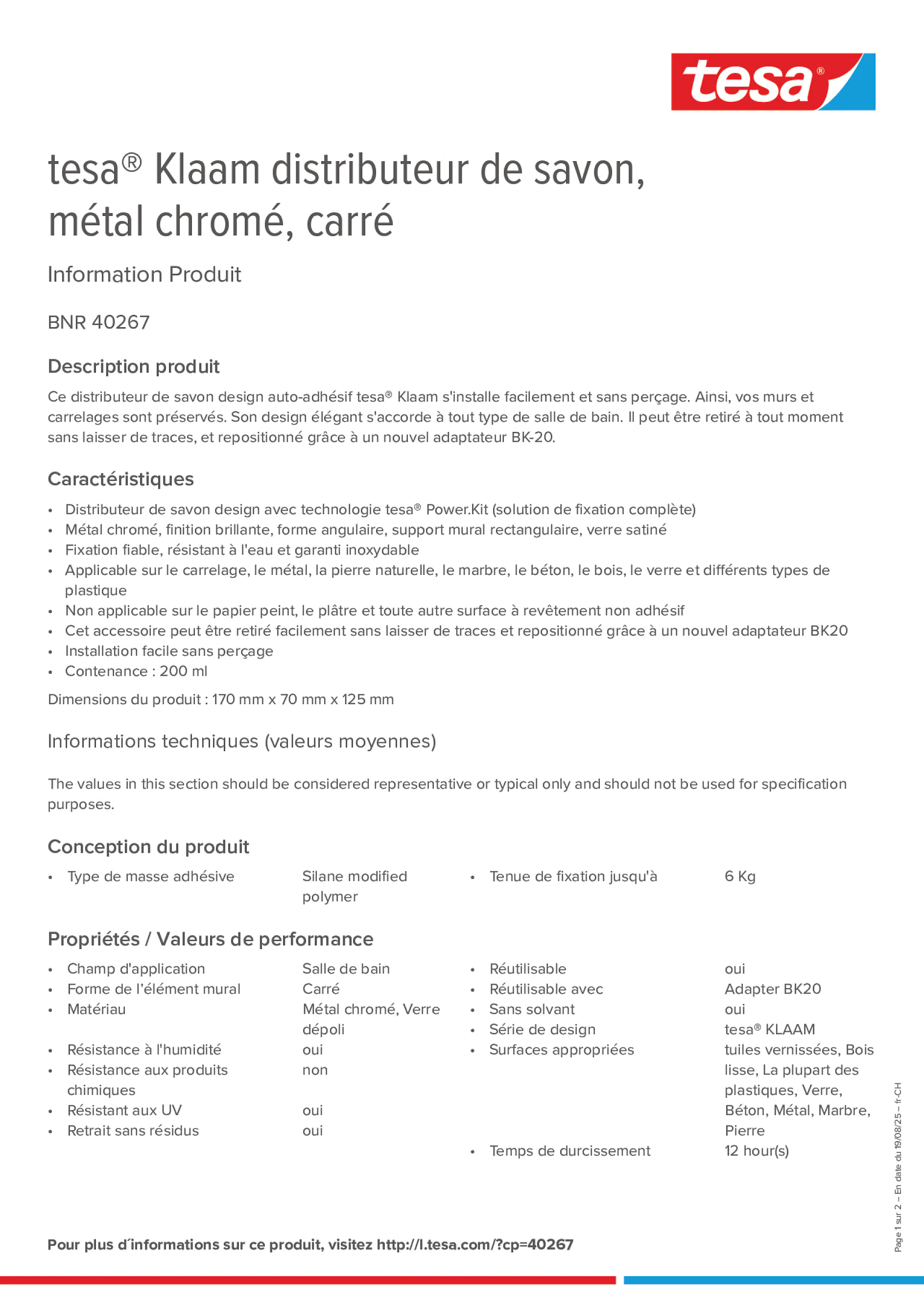 Product information_tesa® 40267_de-CH_fr-CH