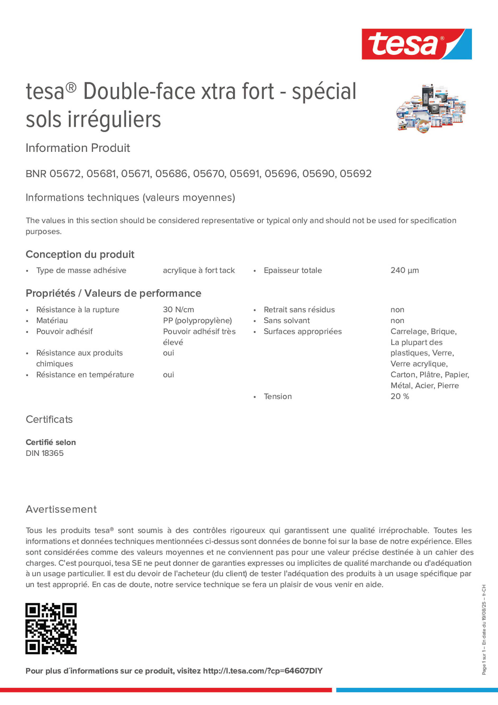 Product information_tesa® 5696_de-CH_fr-CH