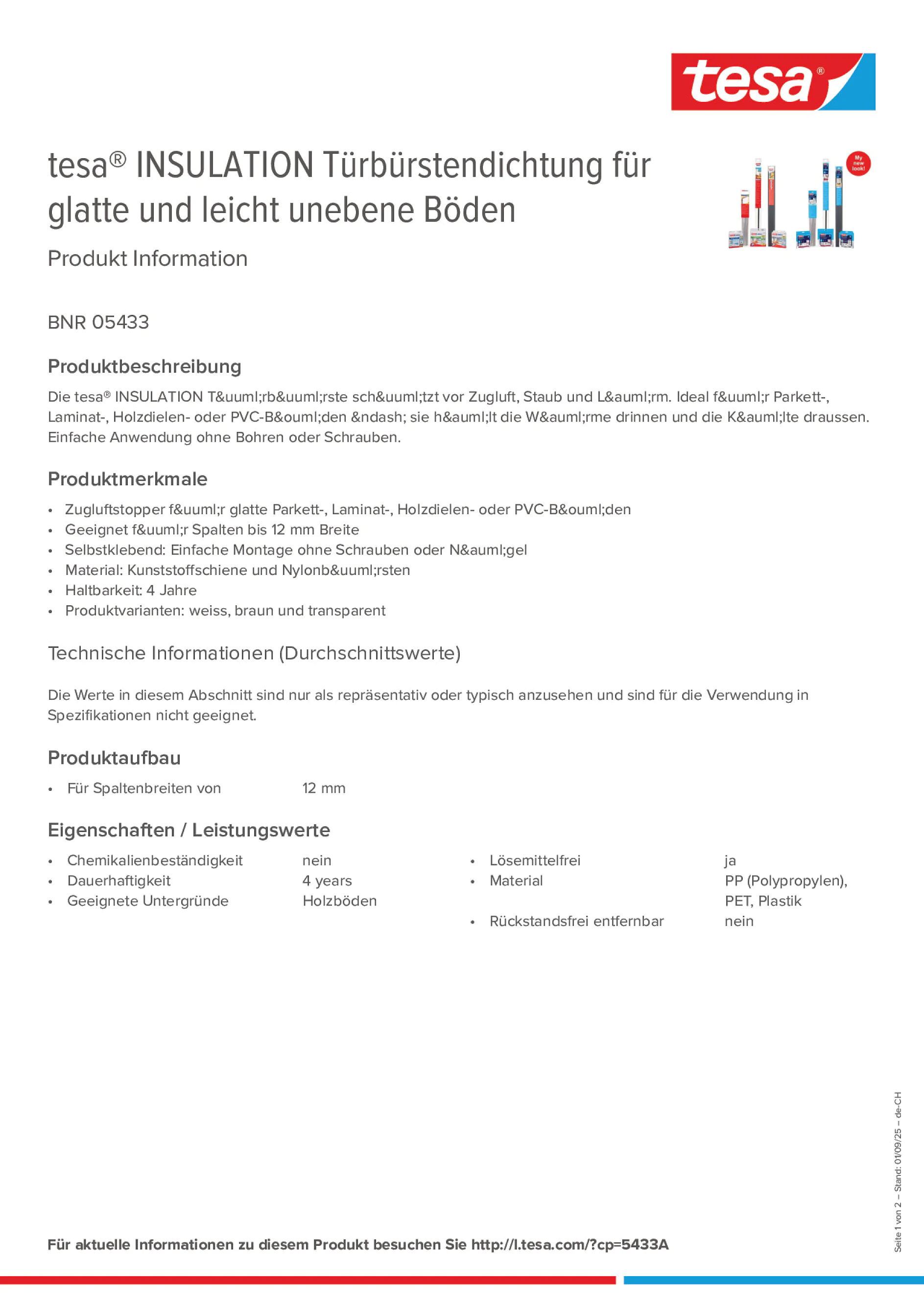 Product information_tesa® 05433_de-CH_fr-CH