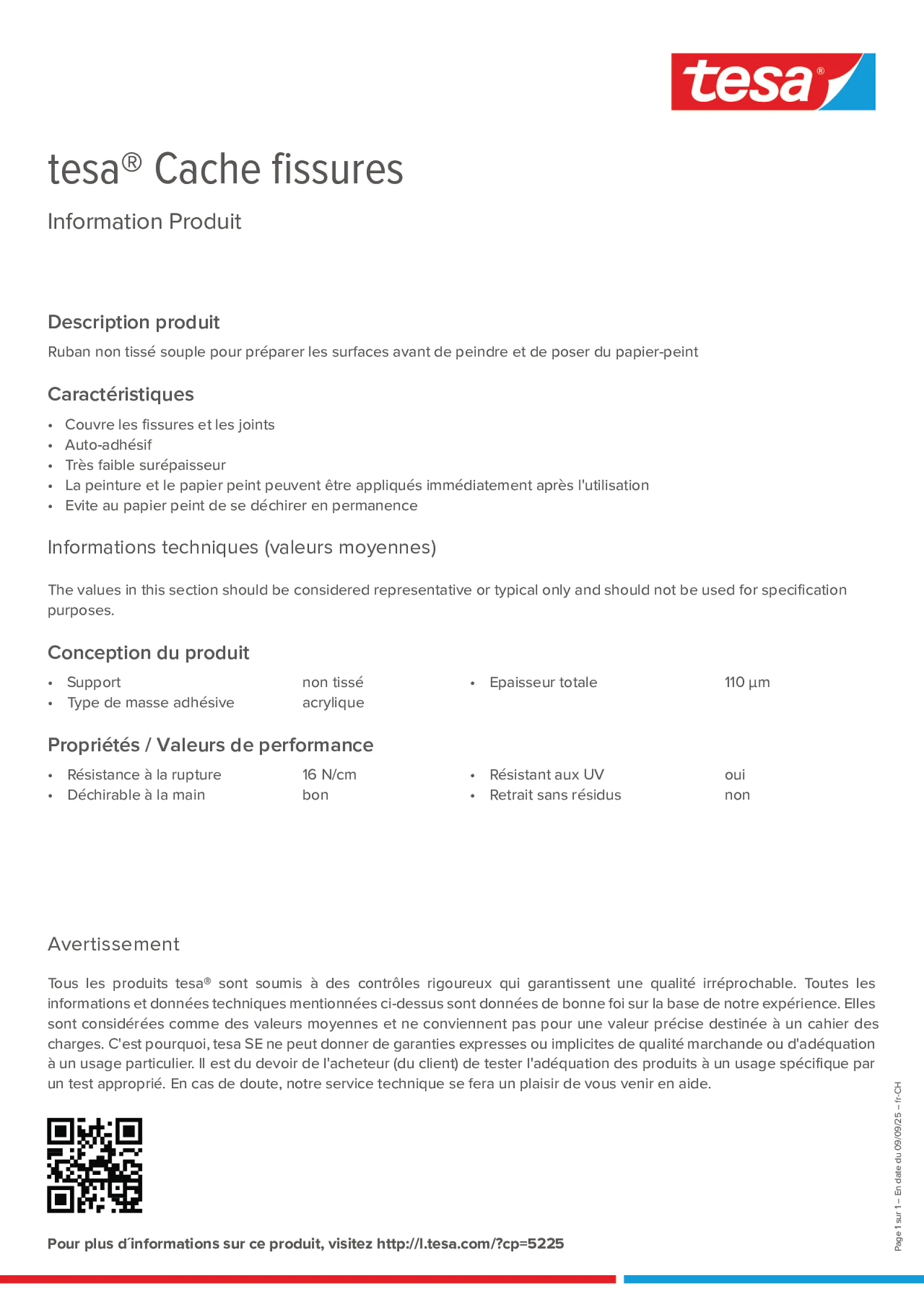 Product information_tesa® 05225_de-CH_fr-CH