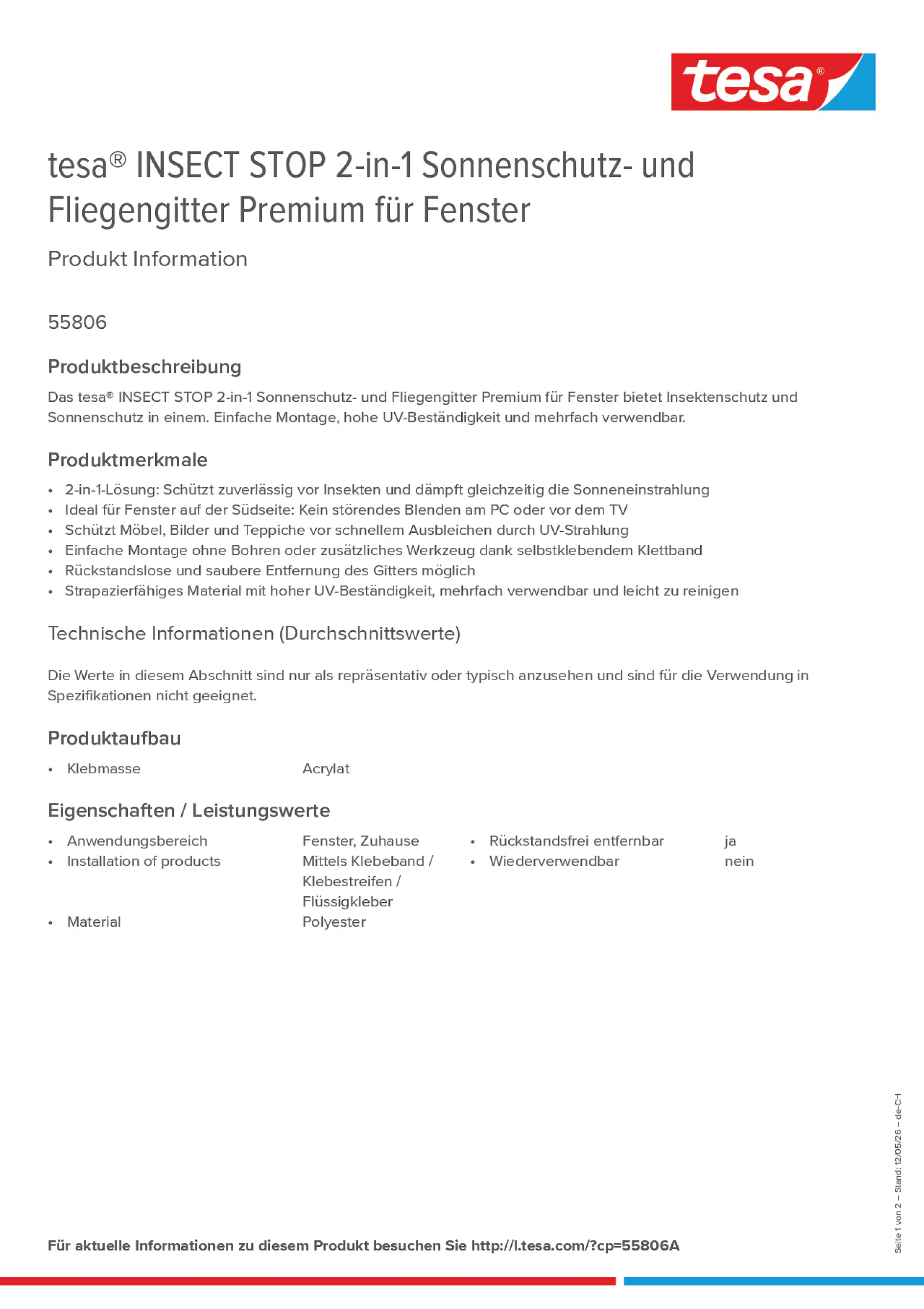 Product information_tesa® 55806A_de-CH_fr-CH_it-CH