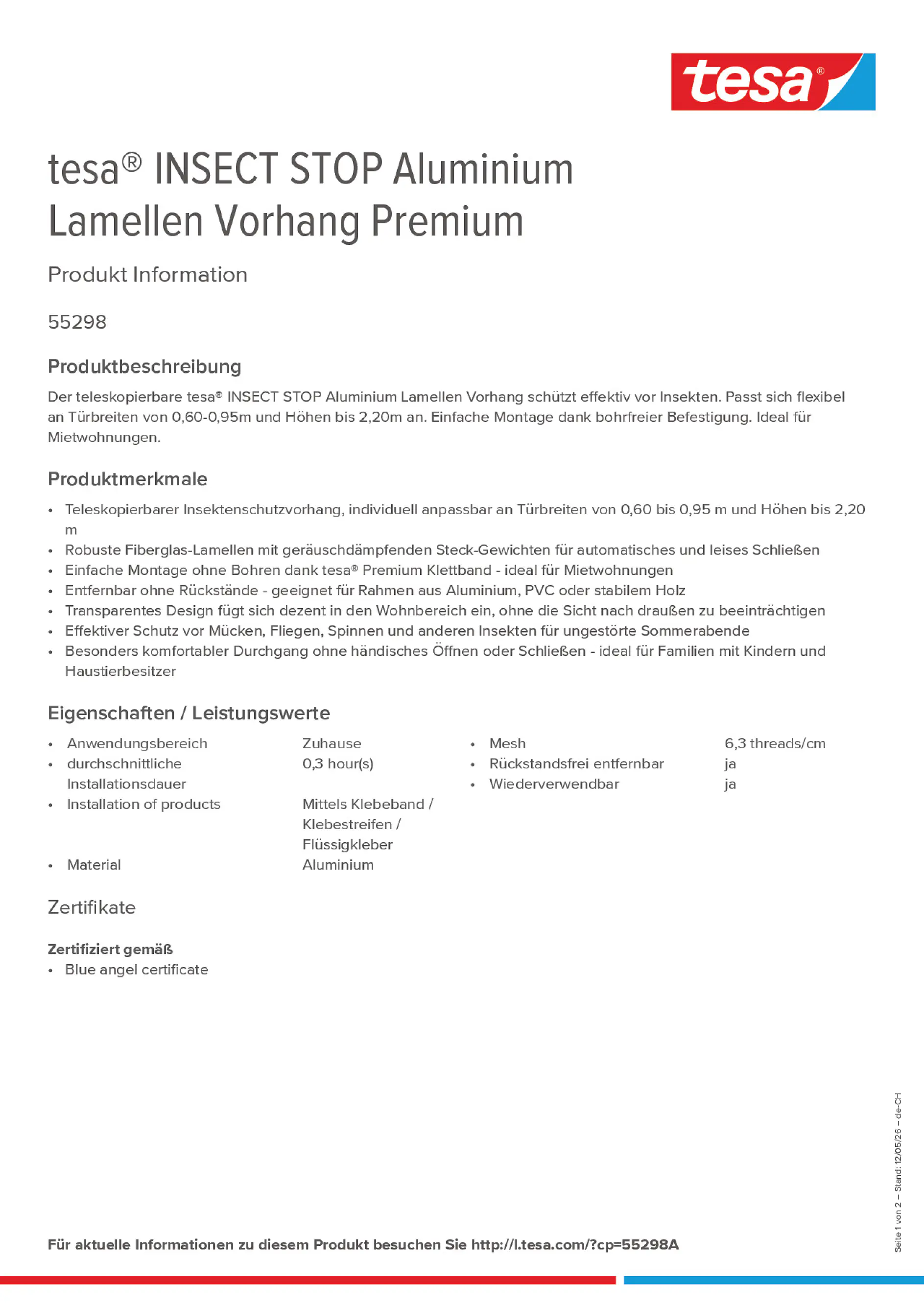 Product information_tesa® 55298A_de-CH_fr-CH_it-CH
