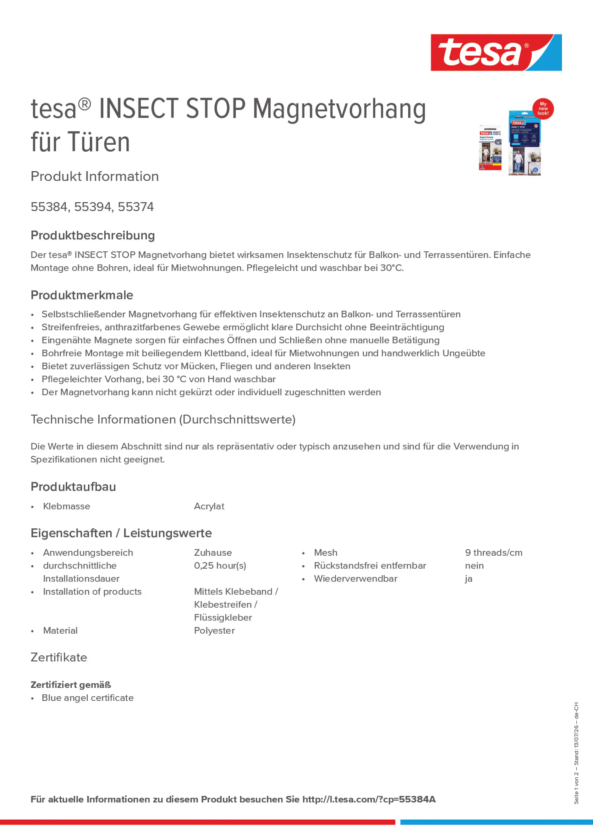 Product information_tesa® 55384A_de-CH_fr-CH_it-CH