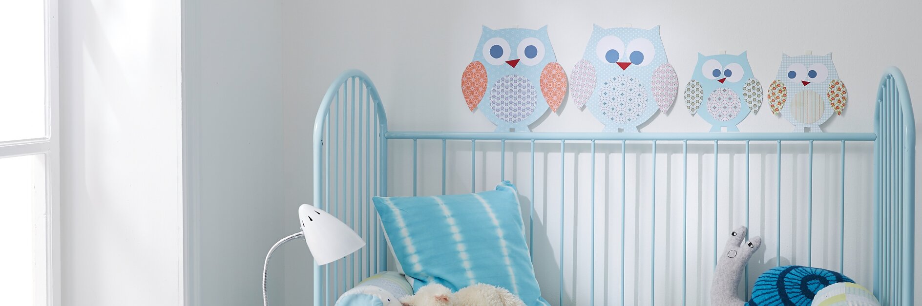 Baby wall decoration: Owls