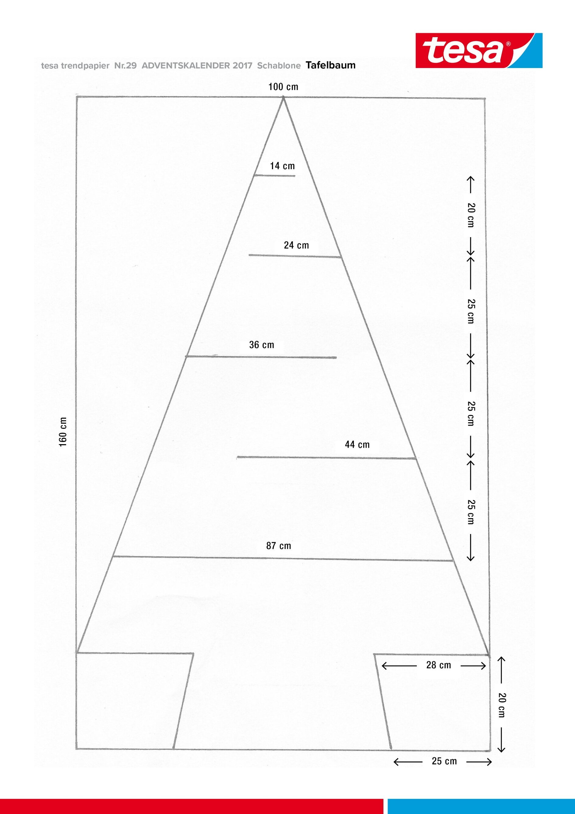 05tesa_AK_Tafelbaumkalender_Schablone