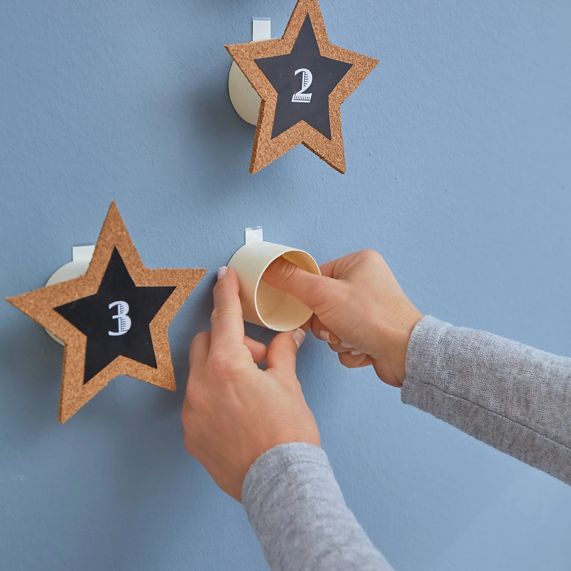 Bricolage Calendrier de Noël Étoiles Étape 8