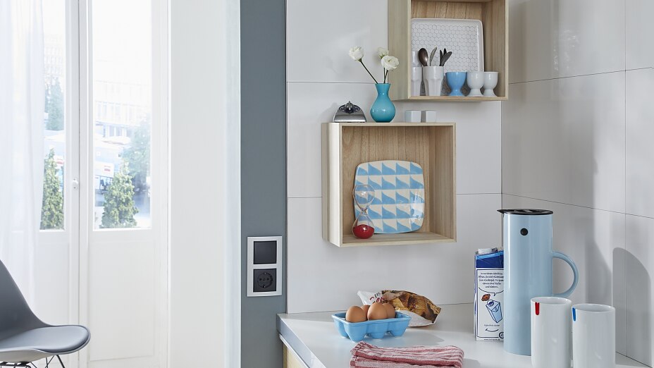 Etagere En Bois Murale Fixation Sans Percage Tesa