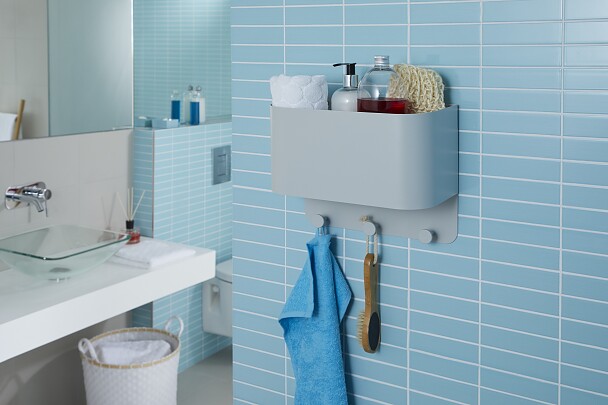 Etagere De Salle De Bain Fixation Sans Percage Tesa
