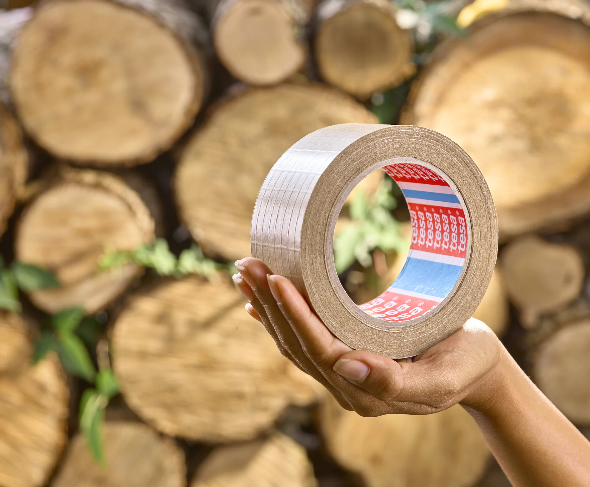 Avec du papier provenant de sources renouvelables