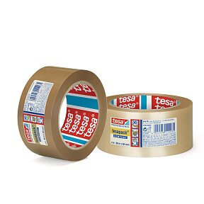 Tesa pack 4713 Ruban Adhésif d'Emballage de Colis en Lot de 6 - Adhésif  Papier pour